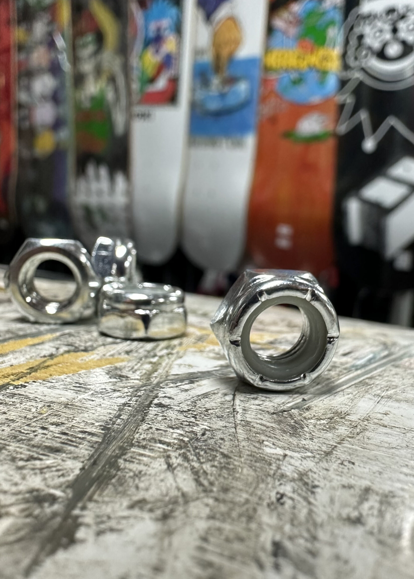Mini Logo SPARE PARTS - Truck Parts - MINI LOGO - Nylock Axle Nut 1/2"