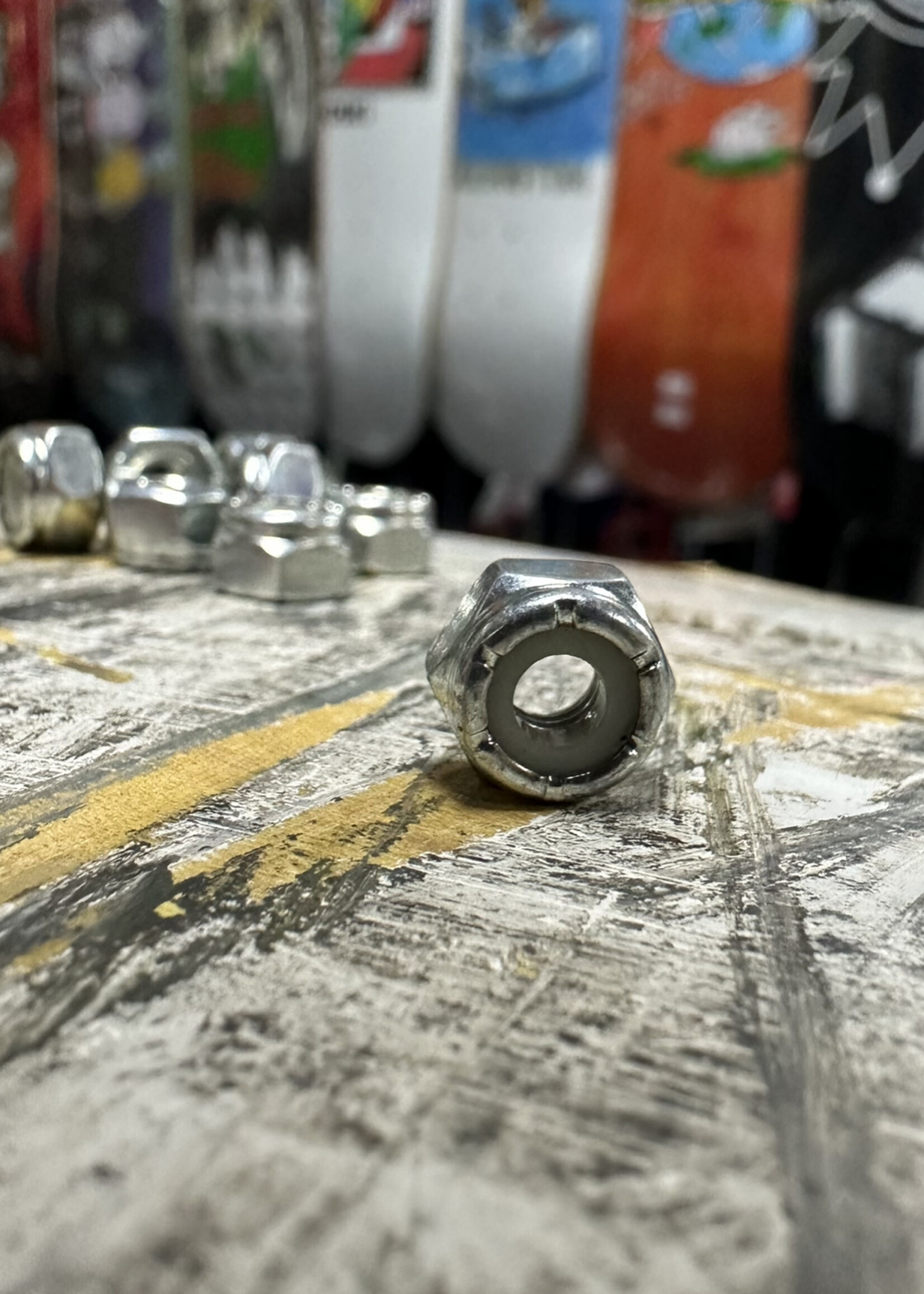 Mini Logo SPARE PARTS - Nyloc Bolt Hardware Nut 3/8"