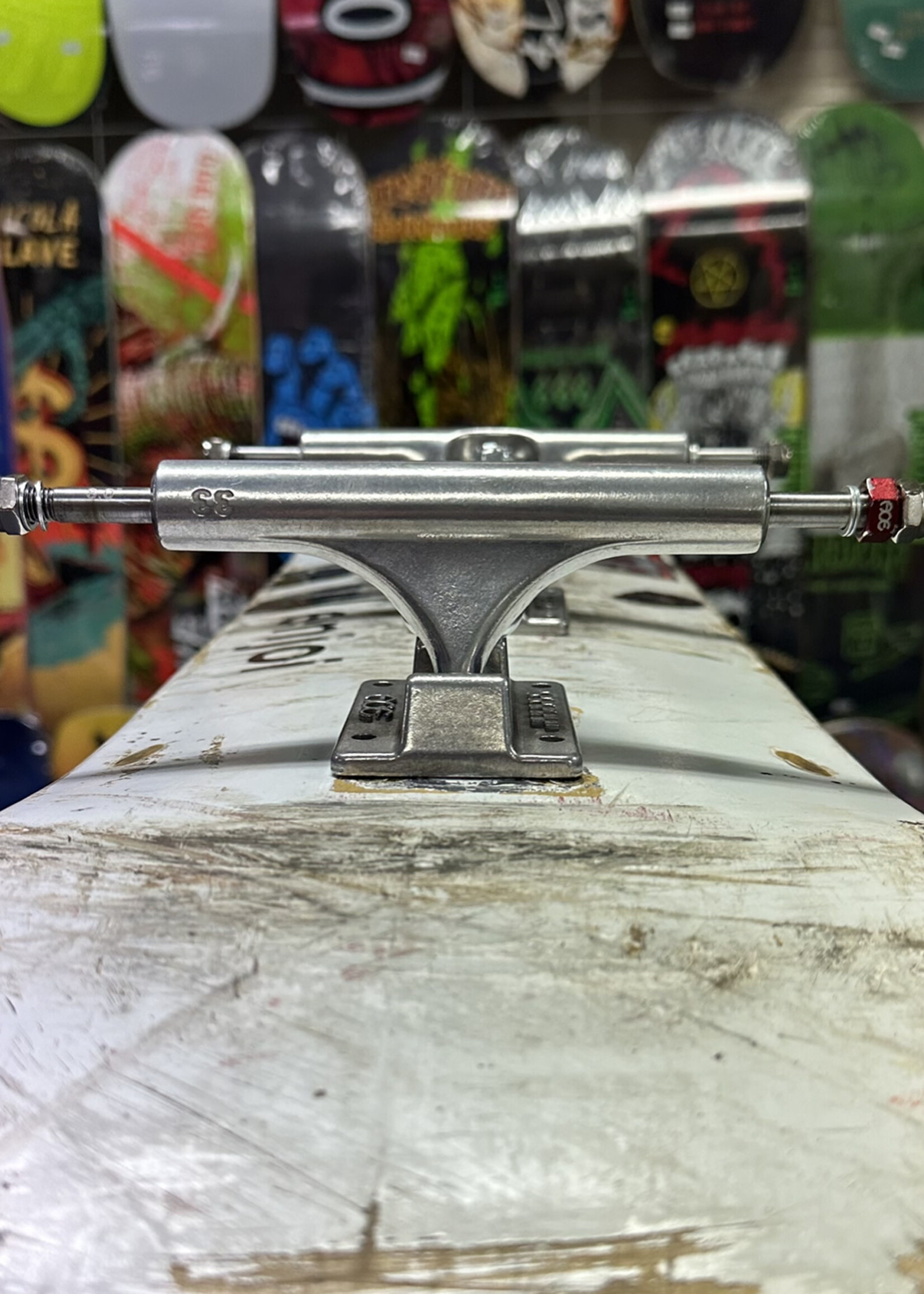 ACE Mfg. ACE Mfg. - AF1 Trucks Raw Polished Pair - 33 - Axle 8.0"