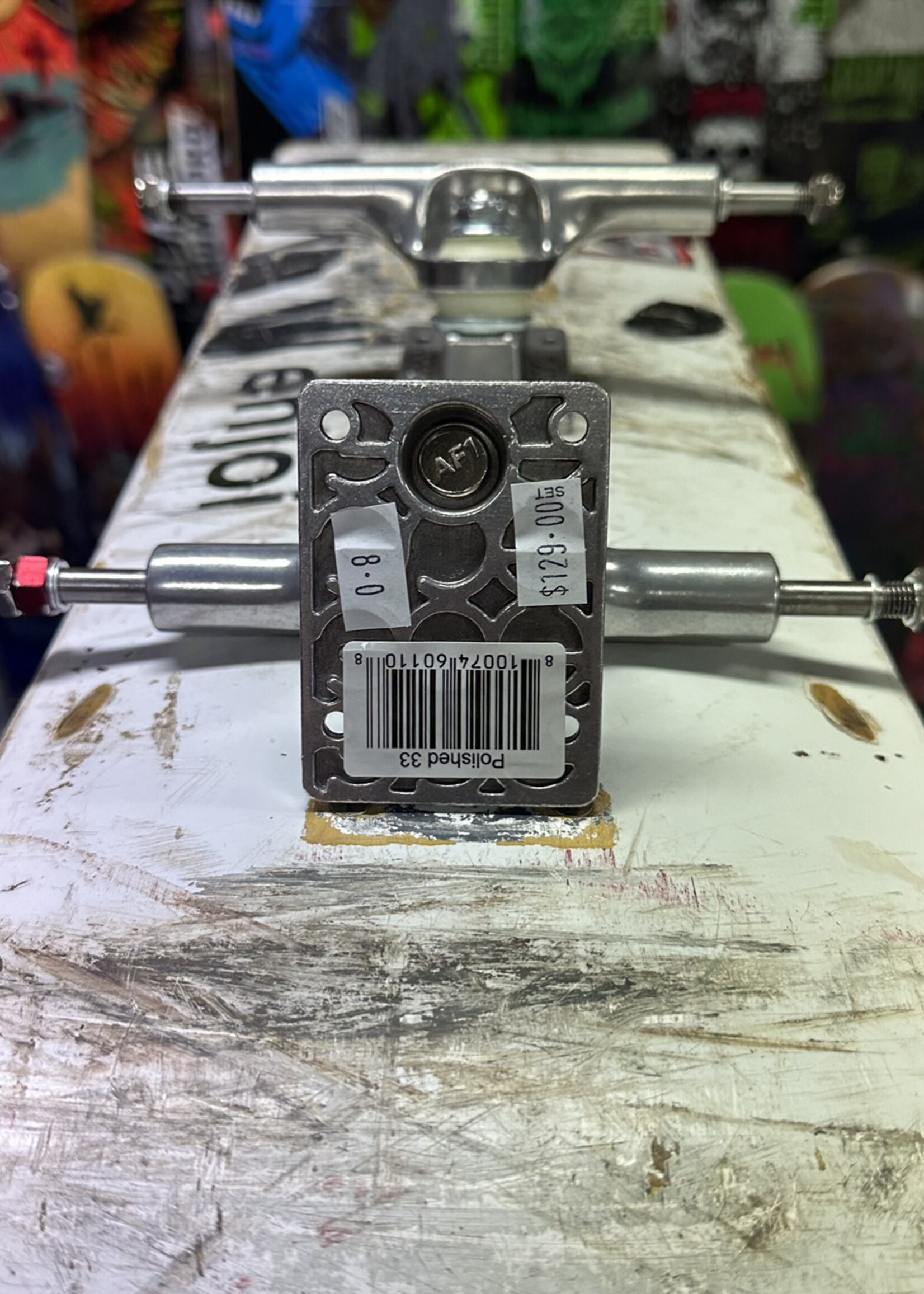 ACE Mfg. ACE Mfg. - AF1 Trucks Raw Polished Pair - 33 - Axle 8.0"