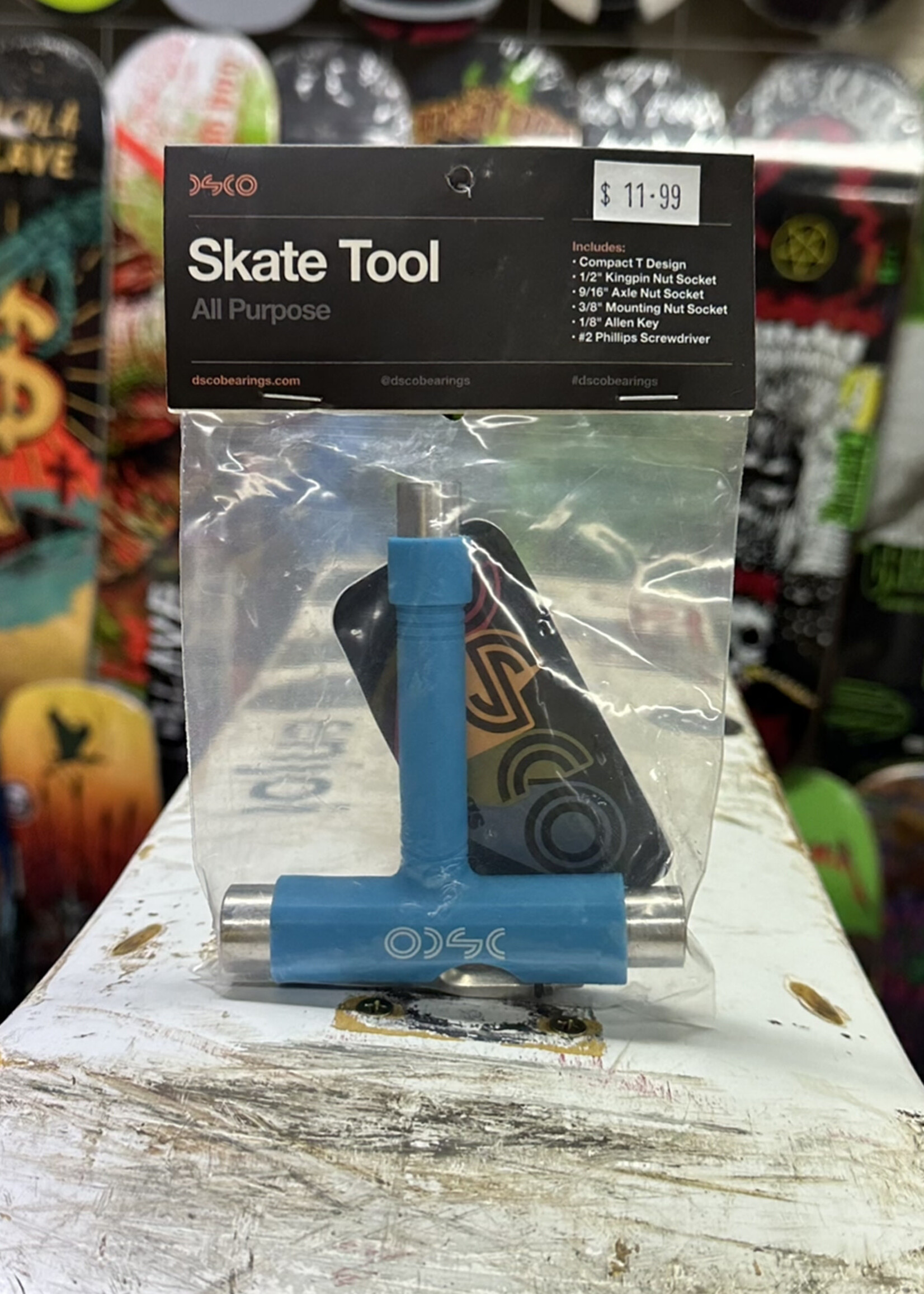 DSCO Bearings DSCO - Skateboard T-Tool -