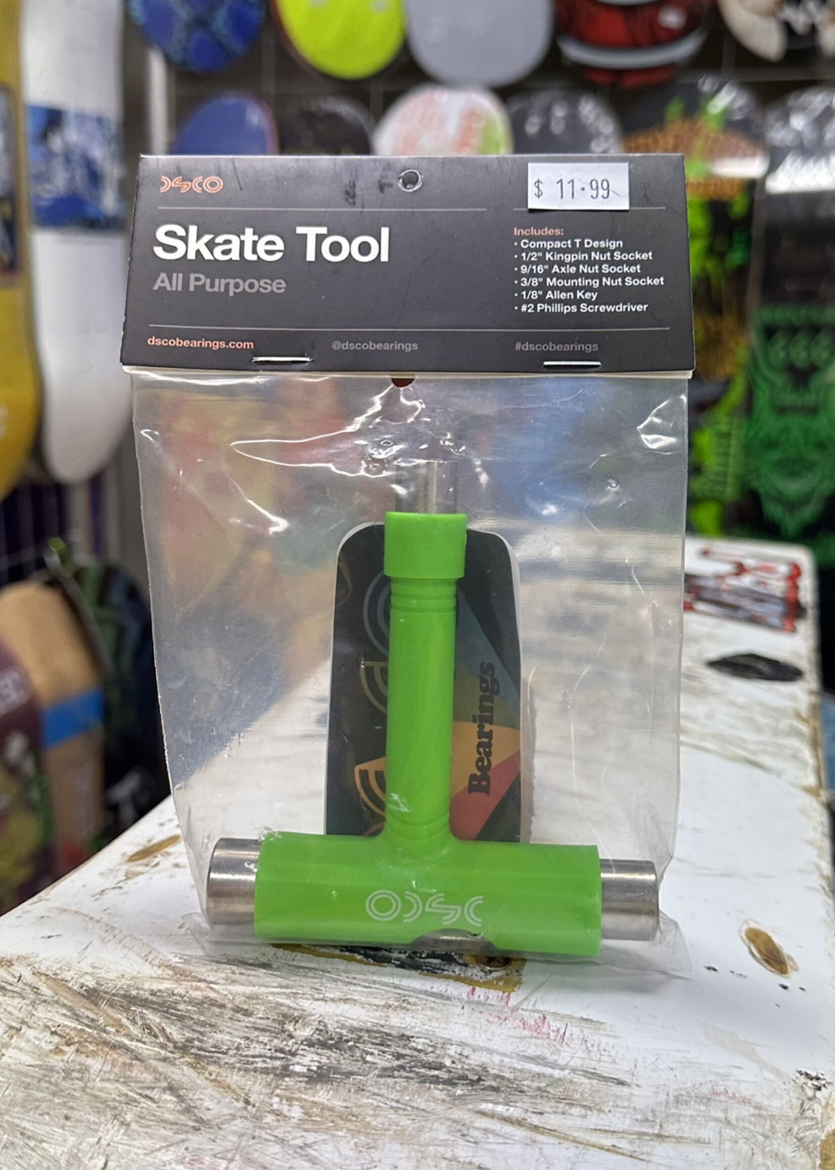 DSCO Bearings DSCO - Skateboard T-Tool -