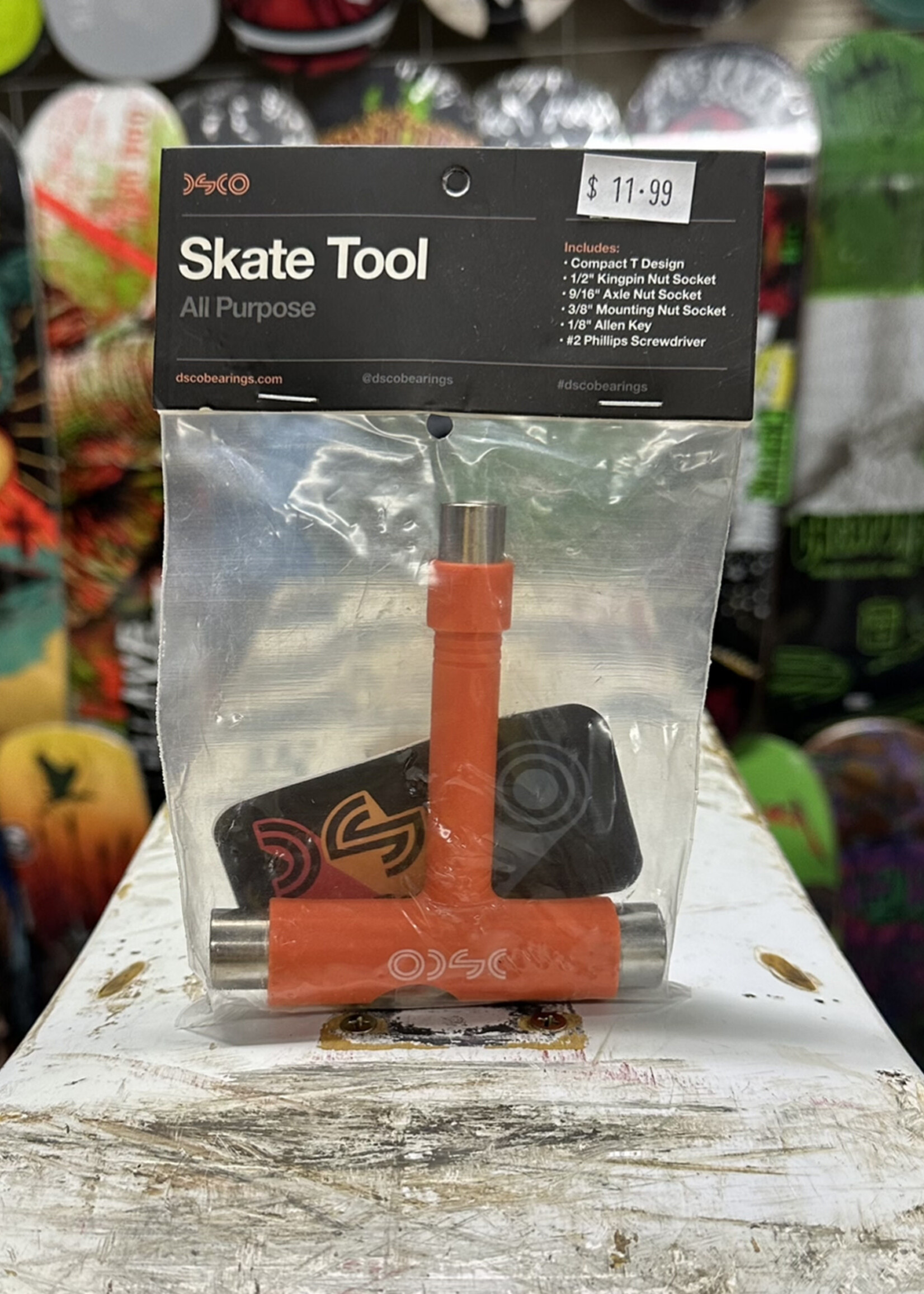 DSCO Bearings DSCO - Skateboard T-Tool -