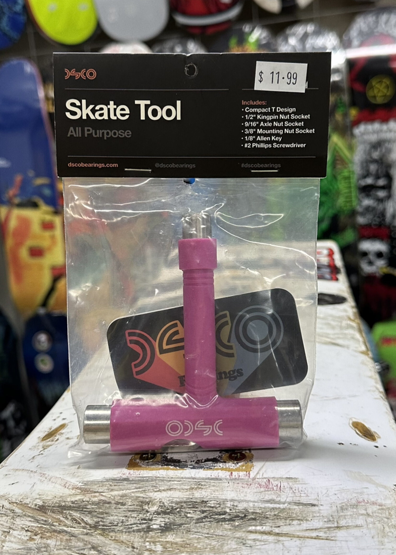 DSCO Bearings DSCO - Skateboard T-Tool -
