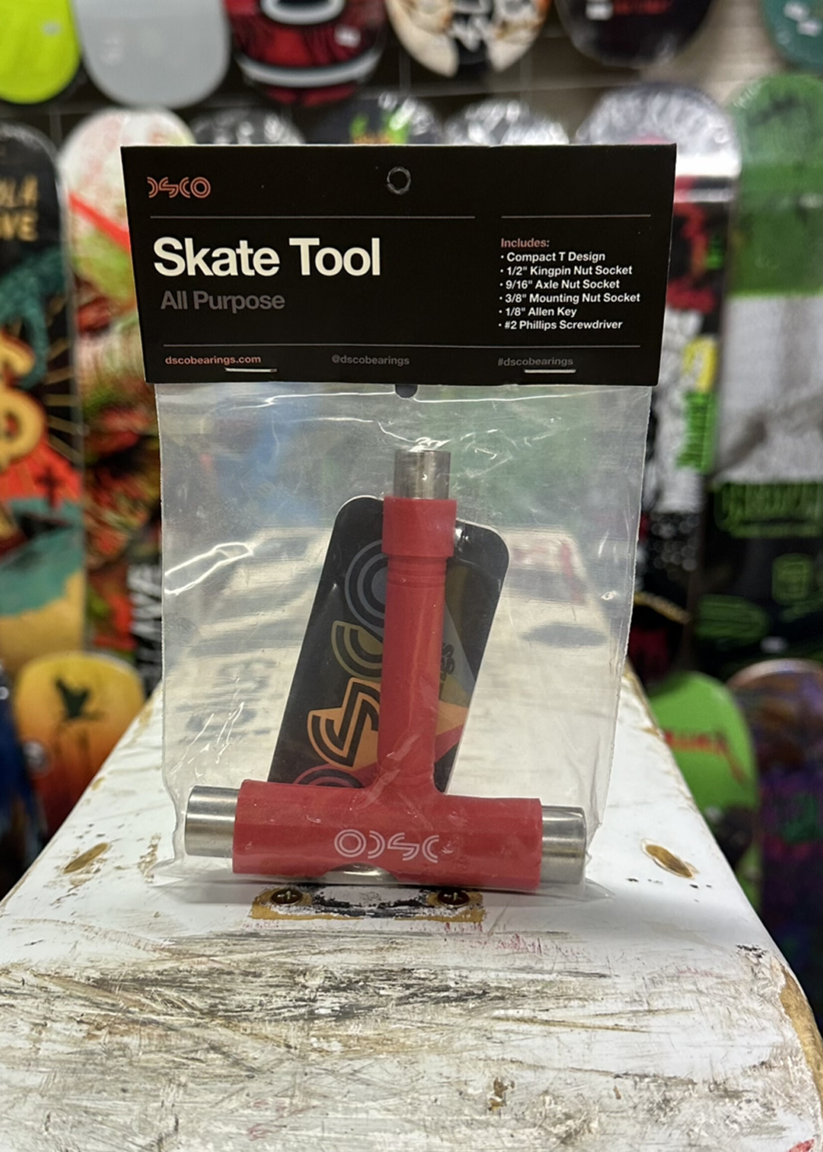 DSCO Bearings DSCO - Skateboard T-Tool -