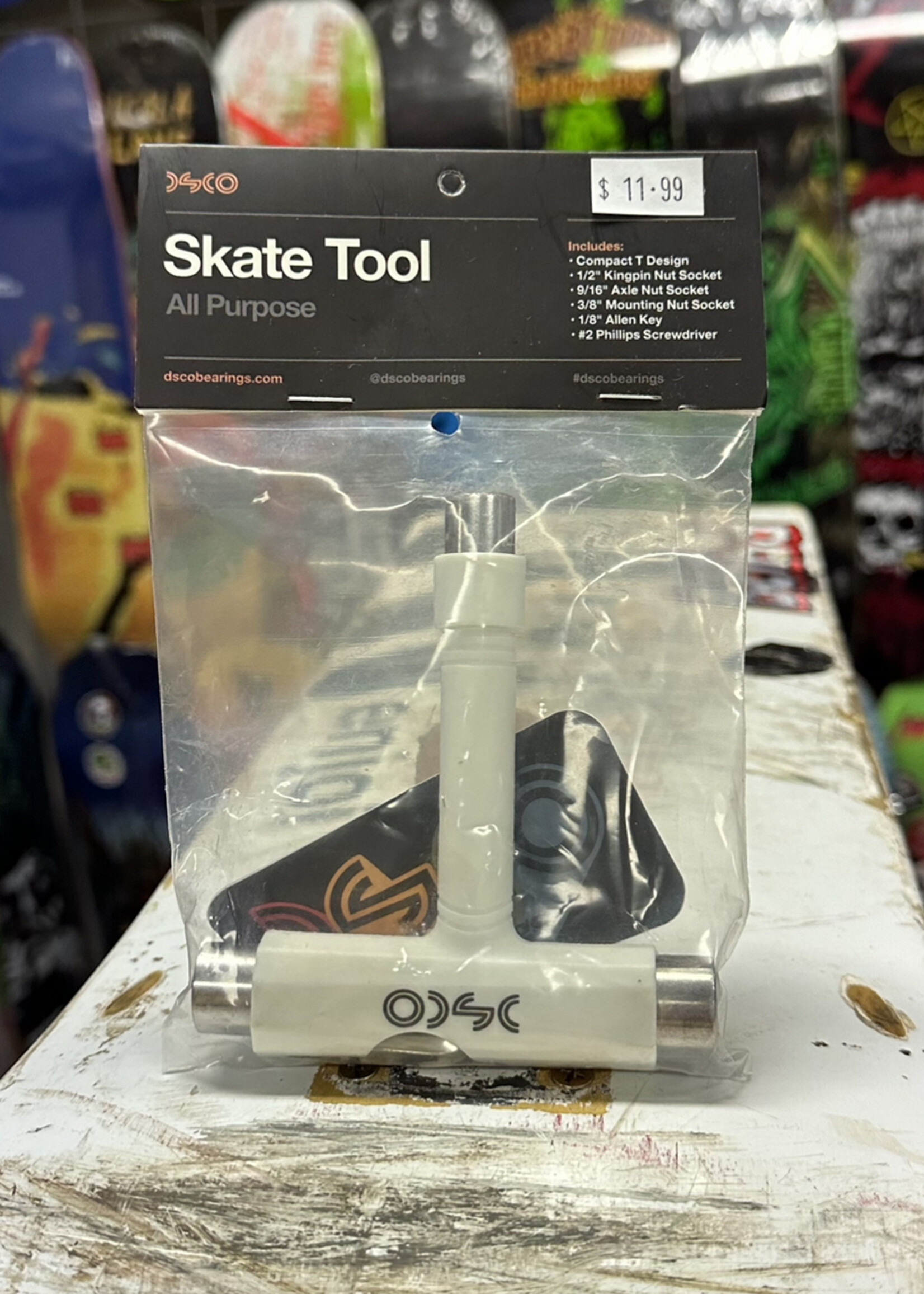 DSCO Bearings DSCO - Skateboard T-Tool -