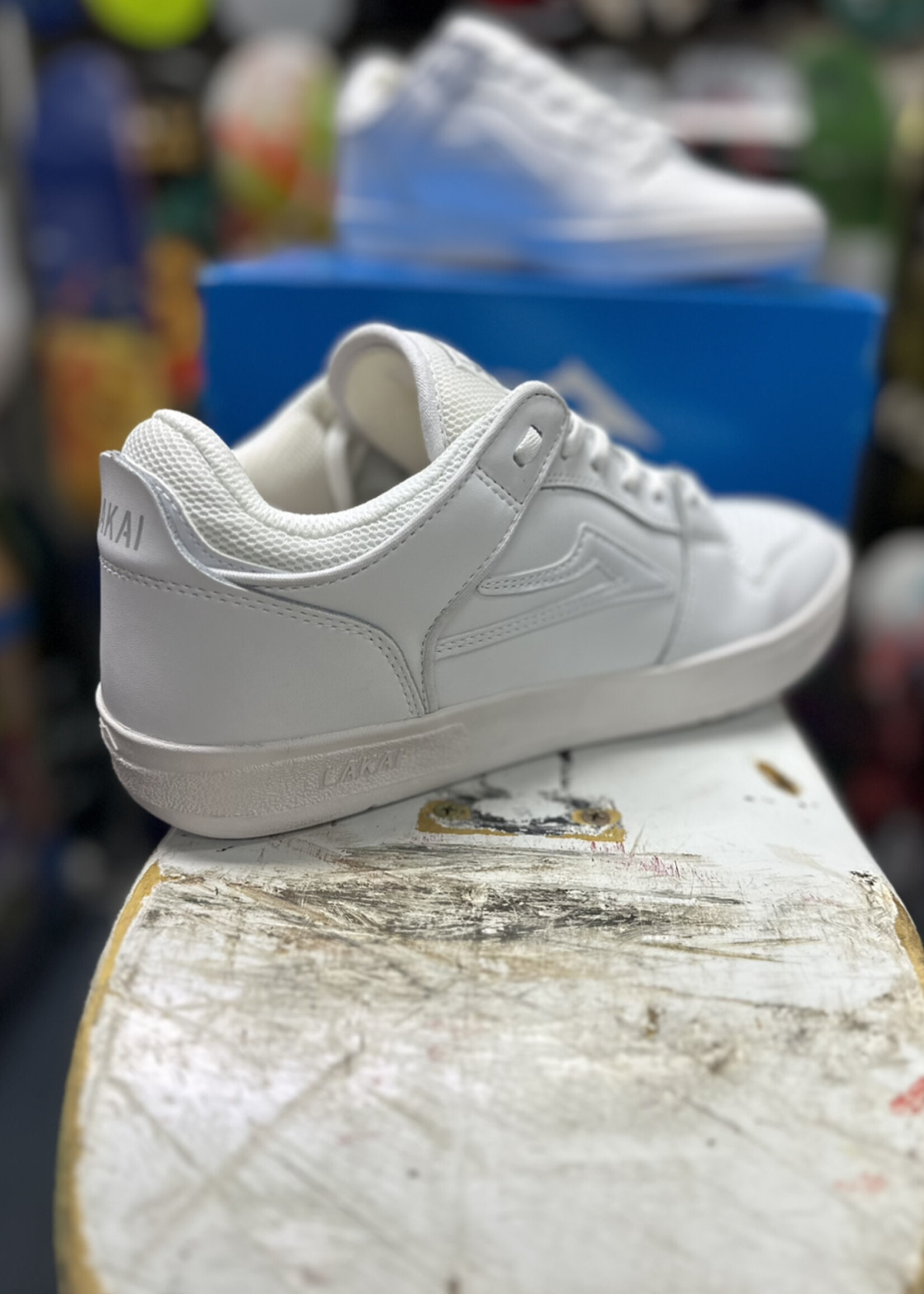 Lakai Ltd Footware LAKAI - Telford Low White Leather - Size 10 US