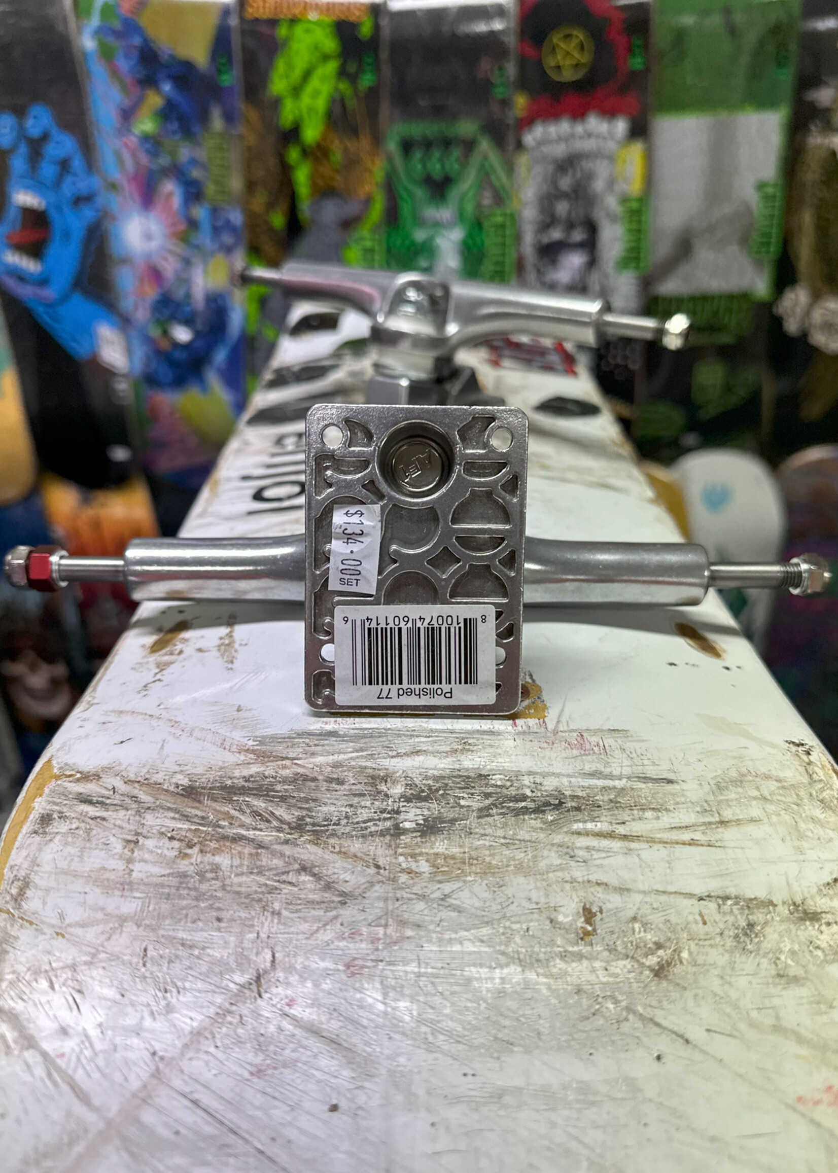 ACE Mfg. ACE Mfg. - AF1 Trucks Raw Polished Pair - 77 - Axle 9.5"