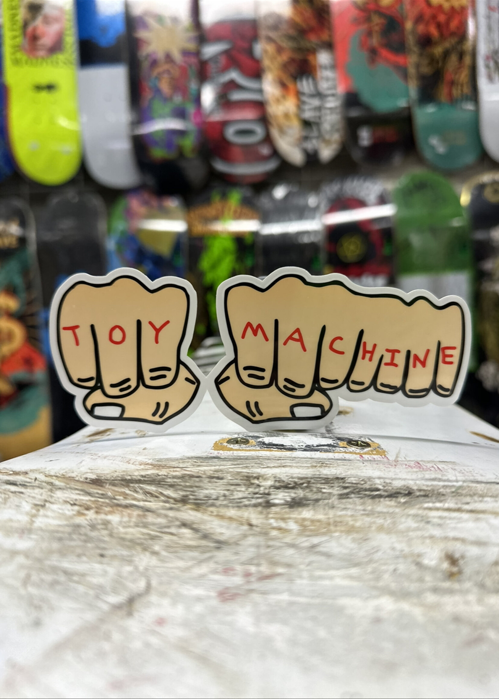 Toy Machine TOY MACHINE - Knuckles Sticker - 15cm