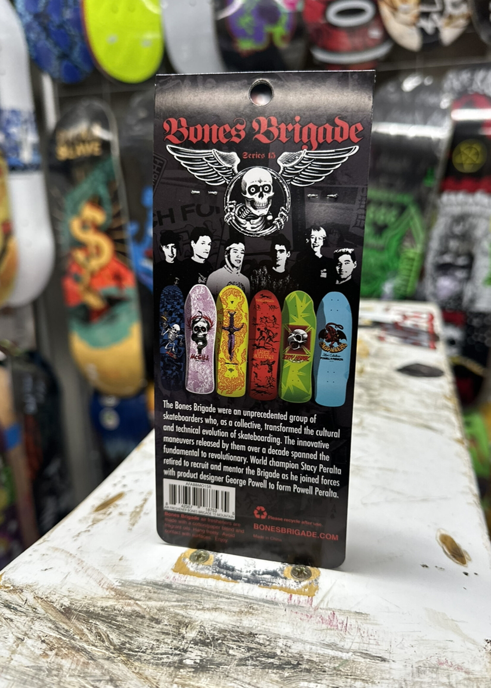 Bones Brigade BONES BRIGADE - Lance Mountain Red Series 15 Air Freshener - Pineapple Scented