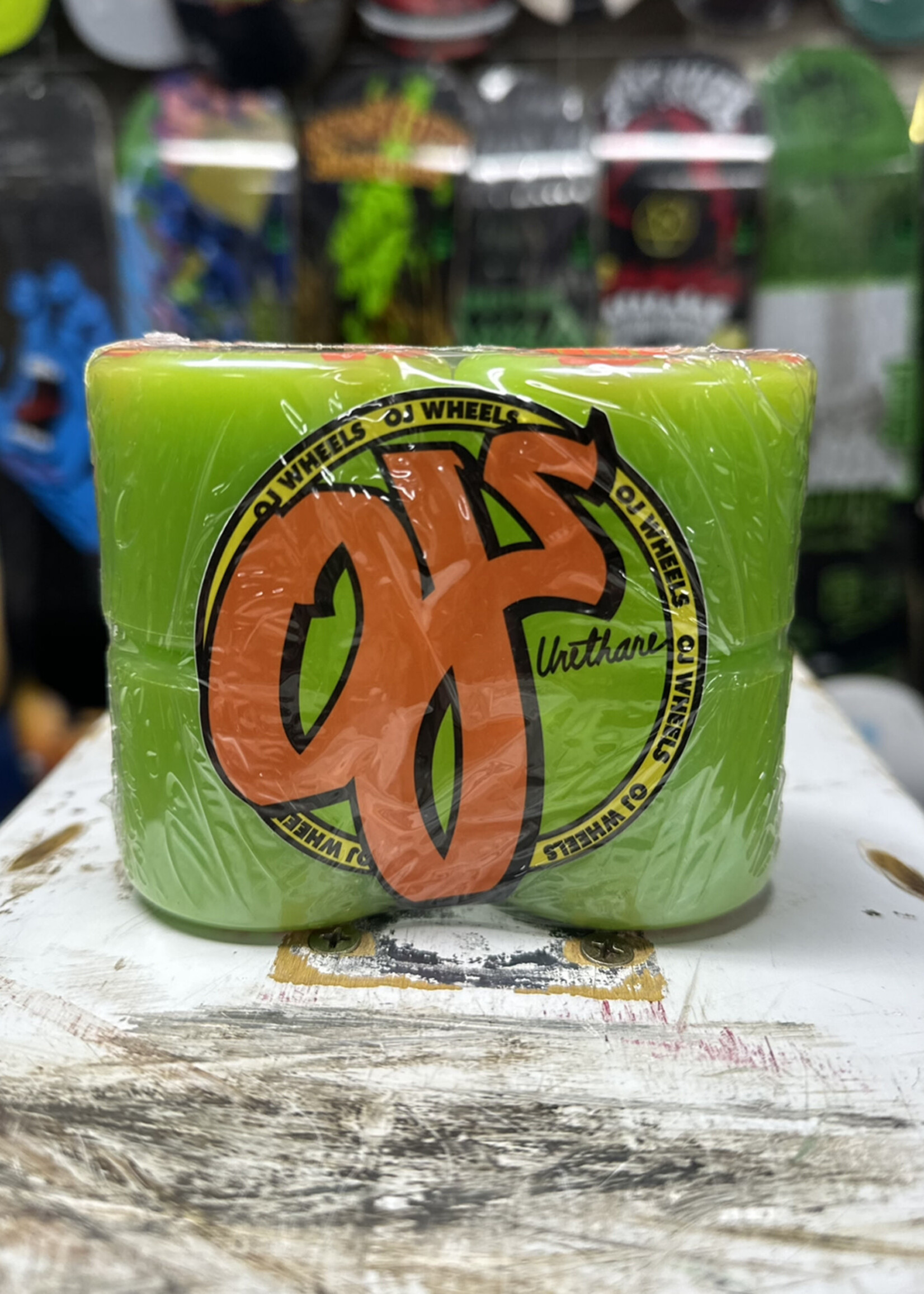 OJ's Wheels OJ WHEELS - Mini Super Juice Green/Orange - 55mm 78a