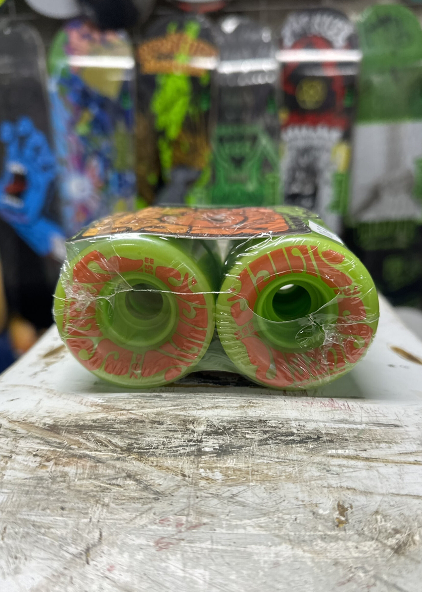 OJ's Wheels OJ WHEELS - Mini Super Juice Green/Orange - 55mm 78a