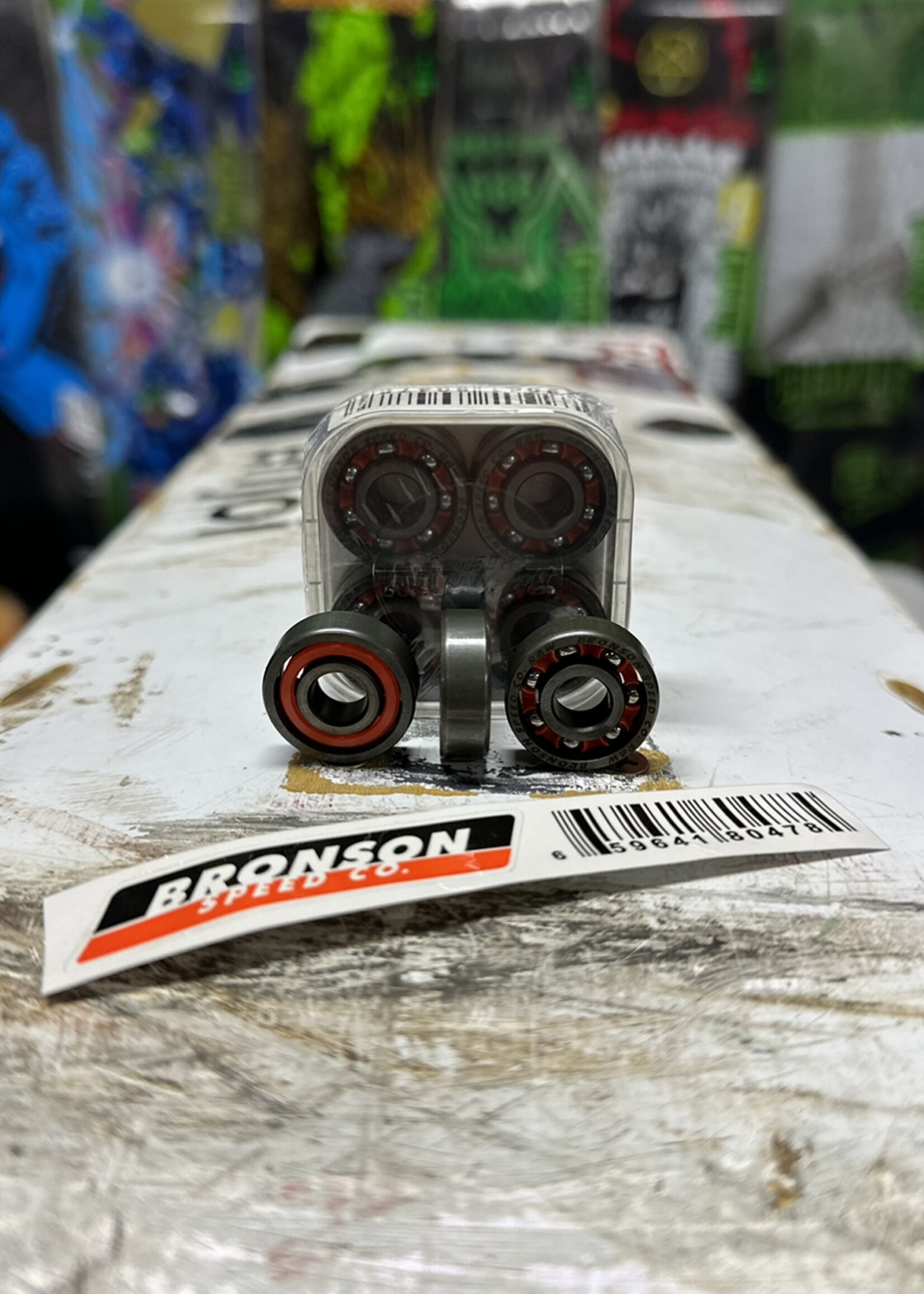 BRONSON SPEED CO. BRONSON - Raw Next Gen Bearings - 8 Pack