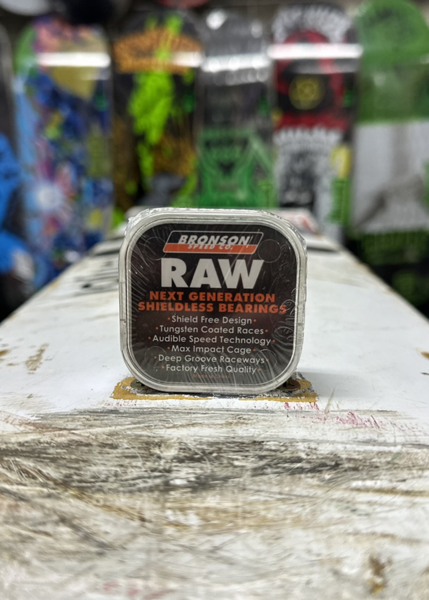 BRONSON SPEED CO. BRONSON - Raw Next Gen Bearings - 8 Pack