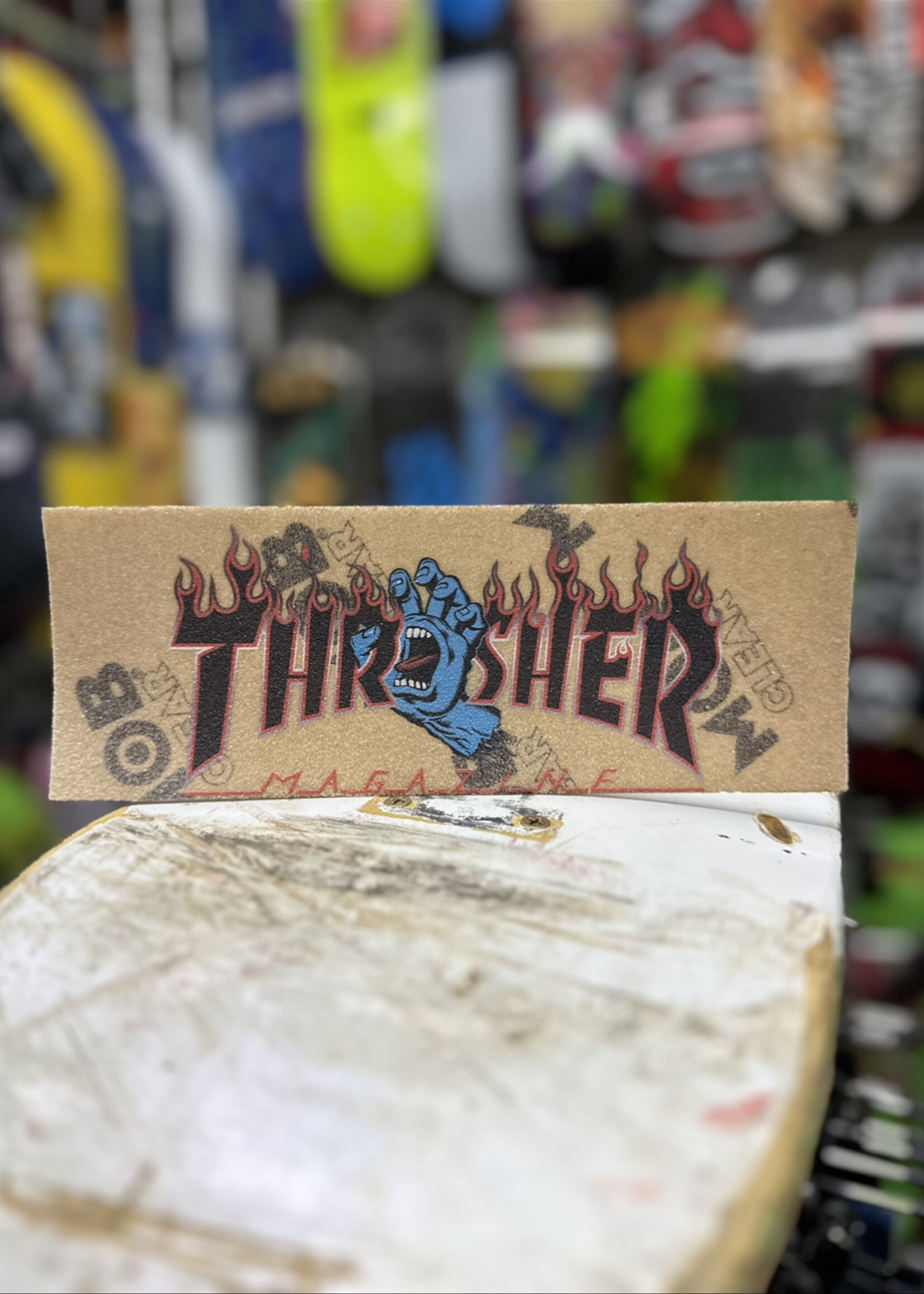 MOB GRIP TAPE MOB - Thrasher Screaming Hand Flame Logo Grip Strip