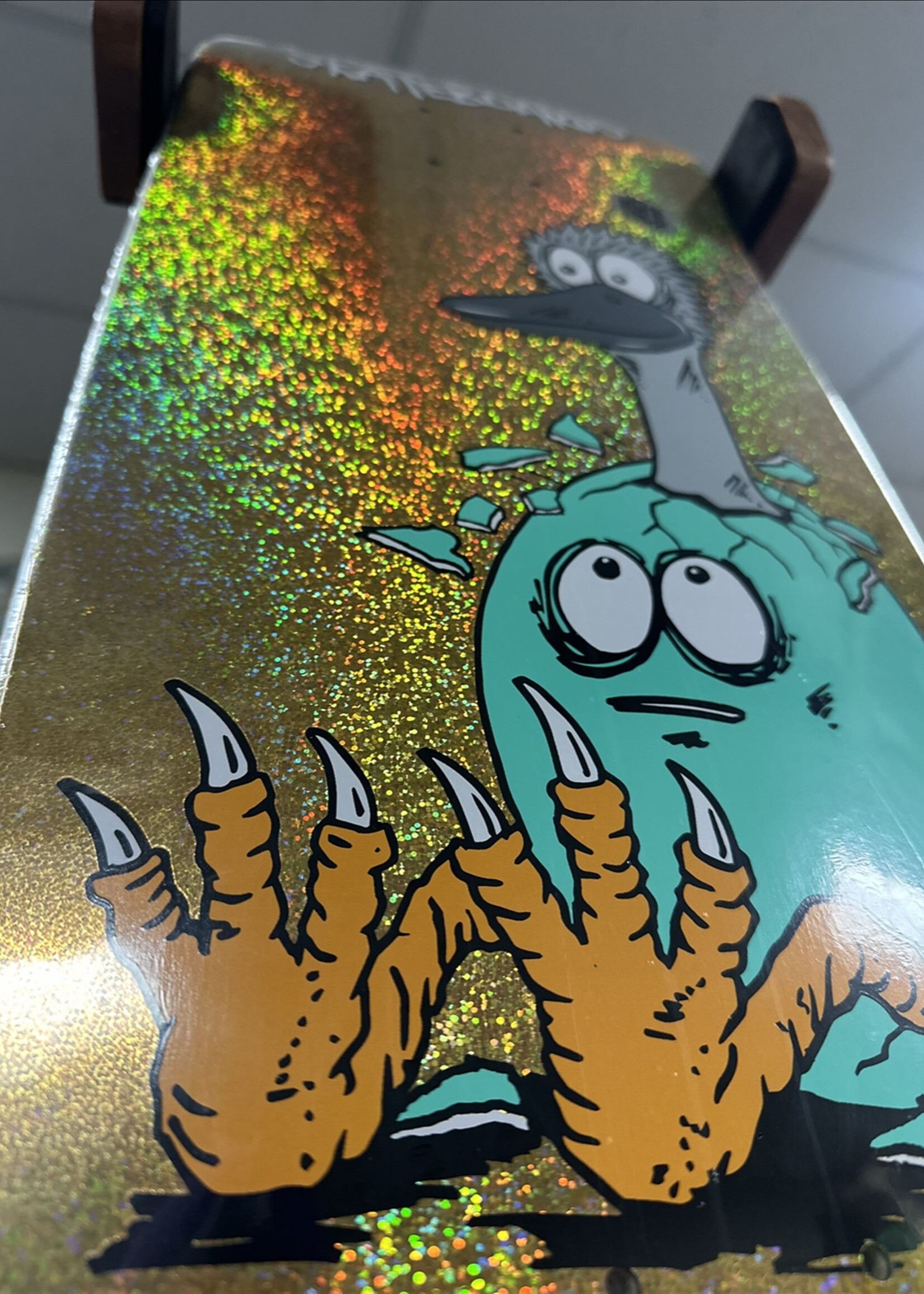 HEROIN SKATEBOARDS HEROIN SKATEBOARDS - Emu Egg Gold Foil - 10.0"