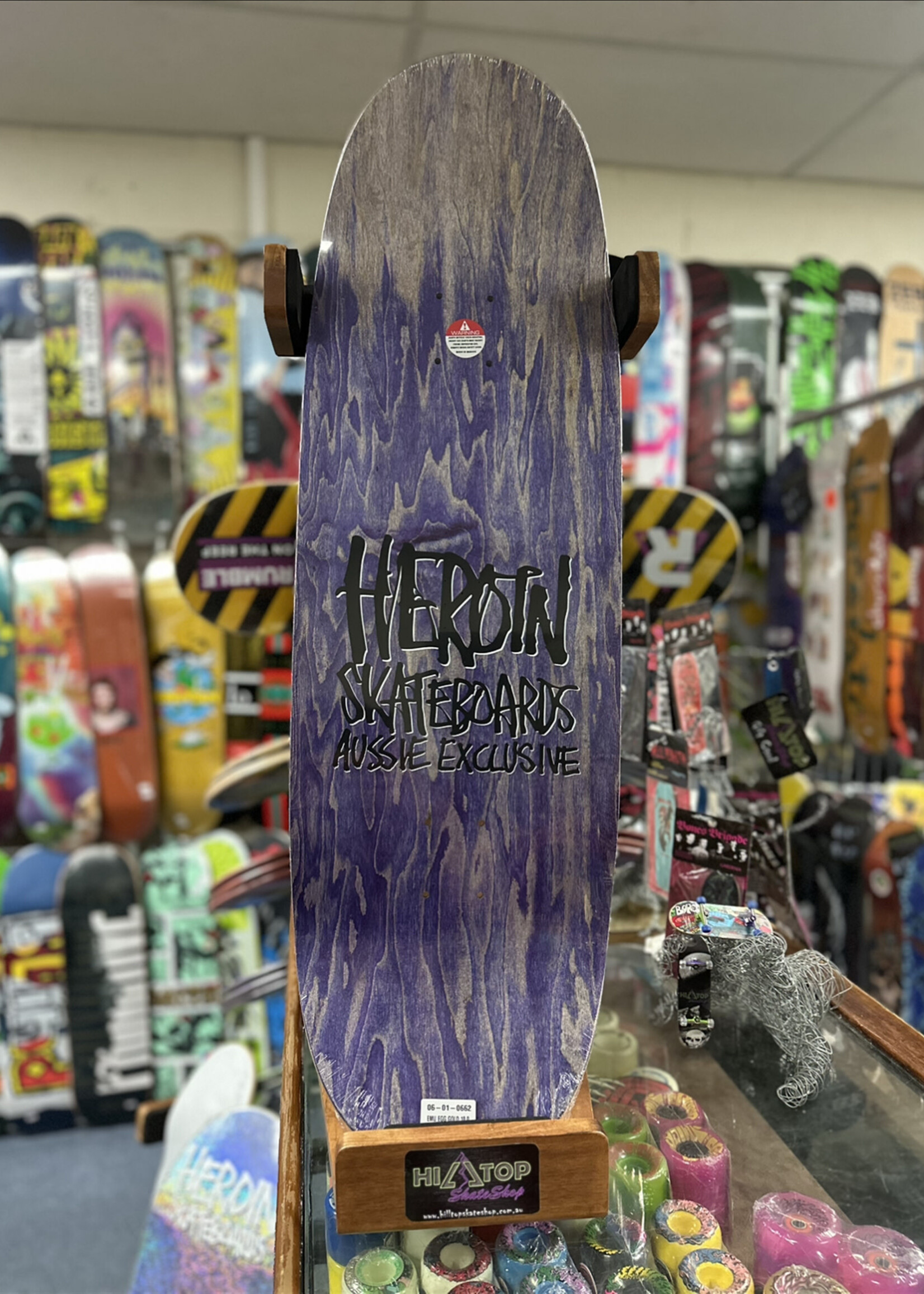 HEROIN SKATEBOARDS HEROIN SKATEBOARDS - Emu Egg Gold Foil - 10.0"