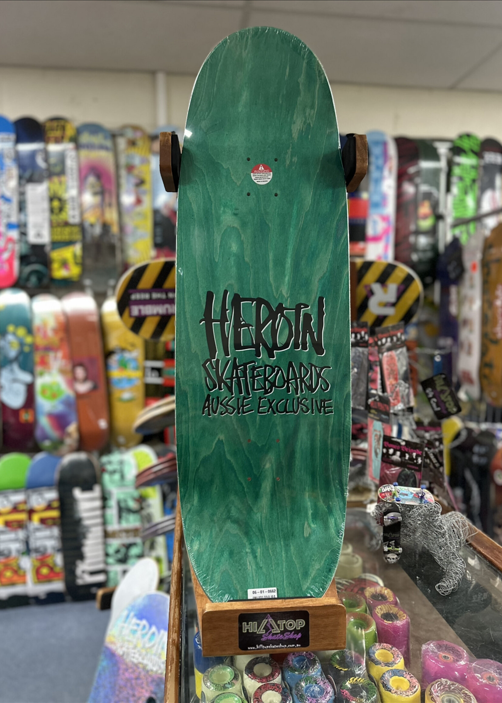 HEROIN SKATEBOARDS HEROIN SKATEBOARDS - Emu Egg Gold Foil - 10.0"