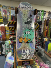 HEROIN SKATEBOARDS - Emu Egg Holographic Symmetrical - 9.25