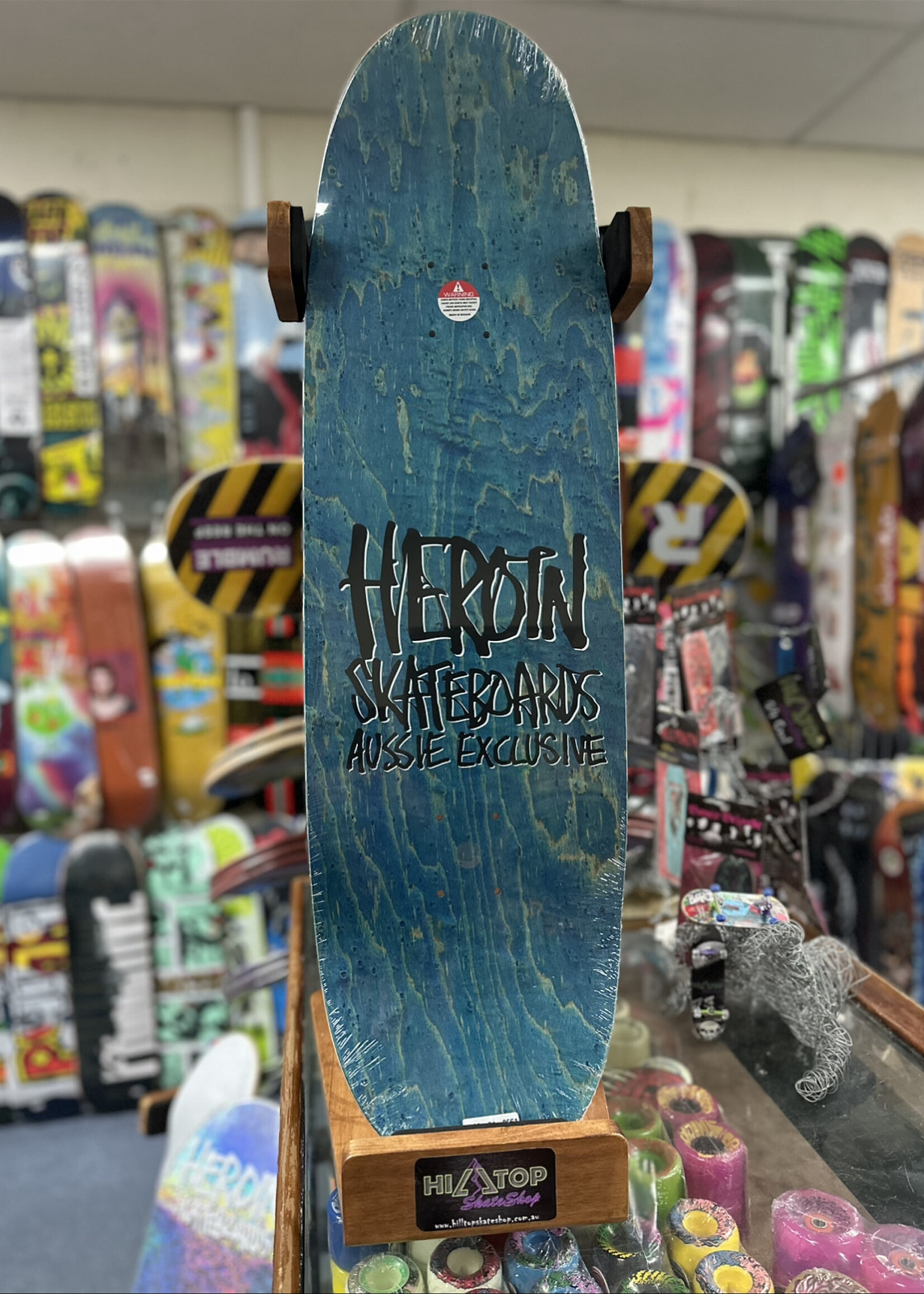 HEROIN SKATEBOARDS HEROIN SKATEBOARDS - Emu Egg Holographic Symmetrical - 9.25"