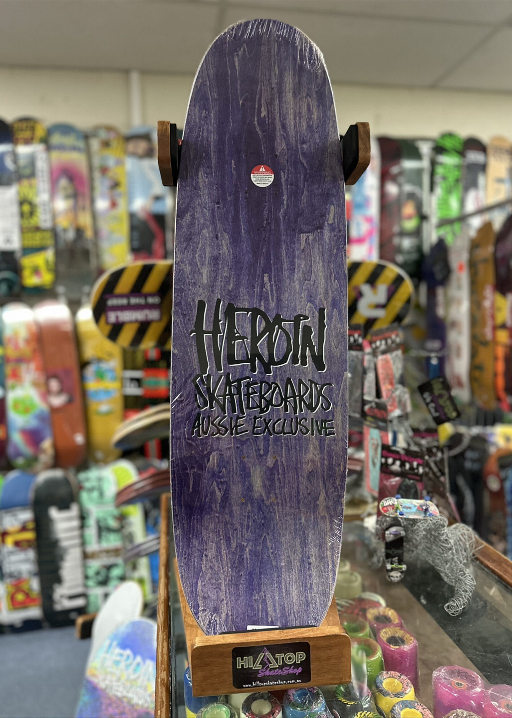 HEROIN SKATEBOARDS HEROIN SKATEBOARDS - Emu Egg Holographic Symmetrical - 9.25"