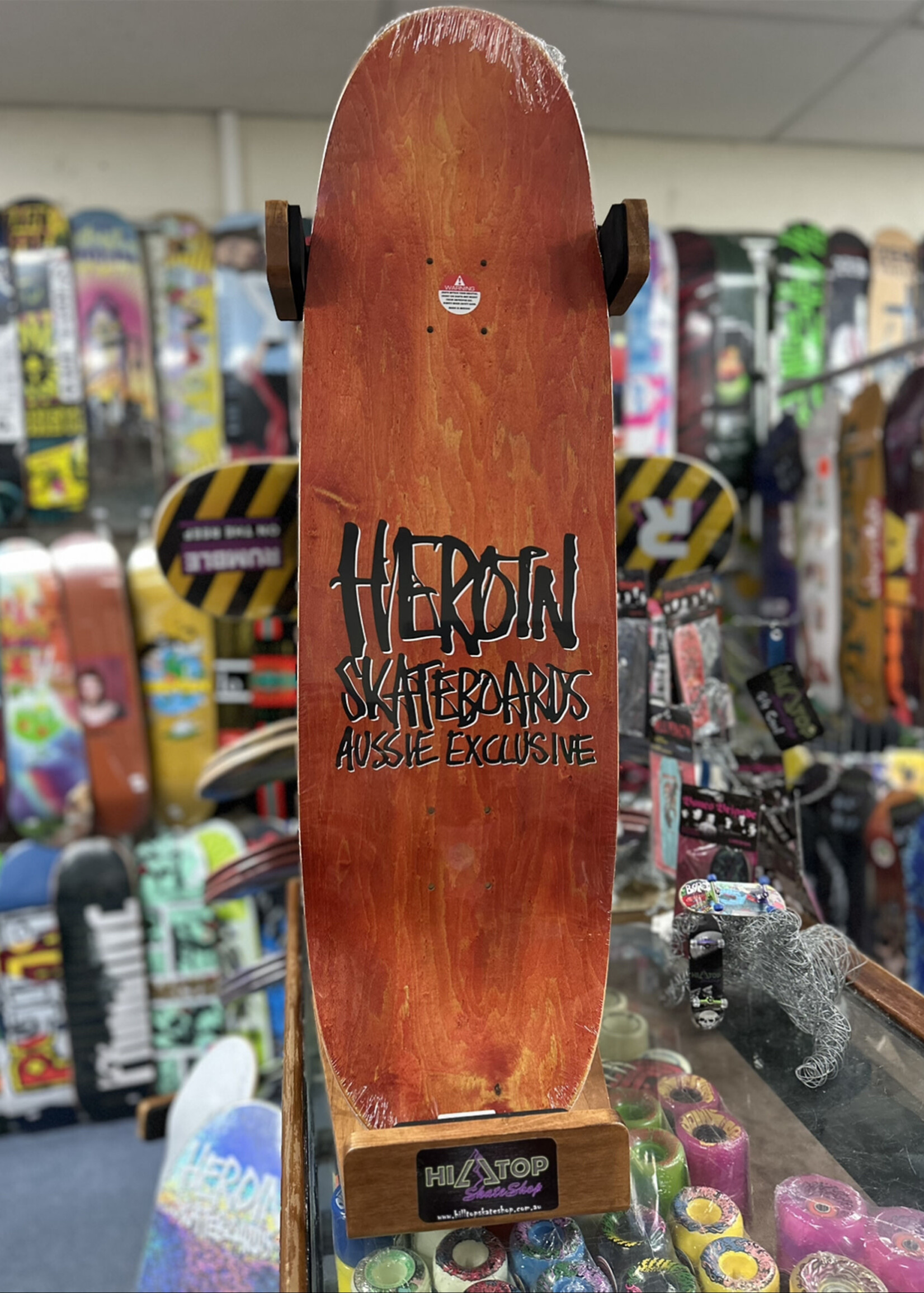 HEROIN SKATEBOARDS HEROIN SKATEBOARDS - Emu Egg Holographic Symmetrical - 9.25"