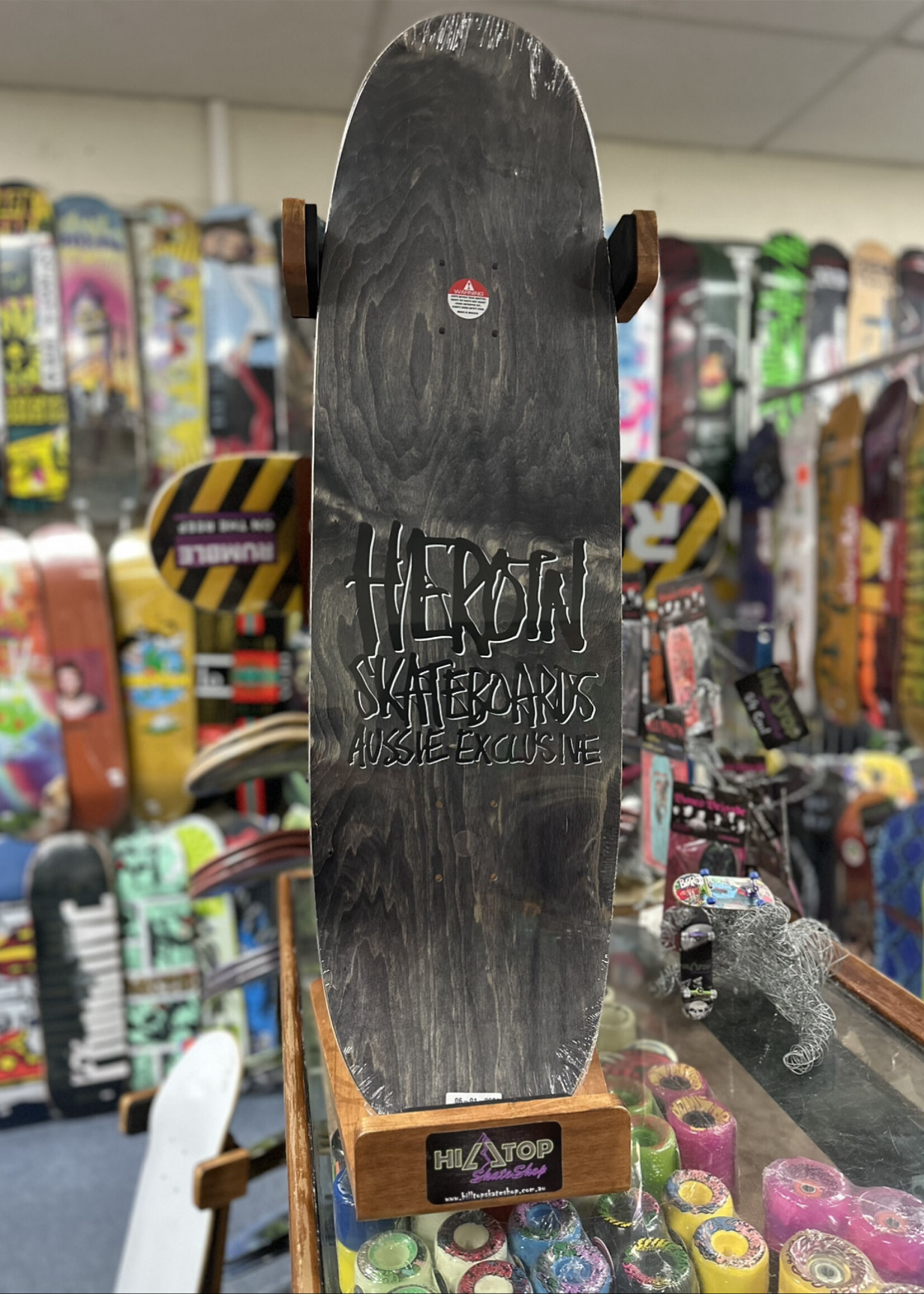 HEROIN SKATEBOARDS HEROIN SKATEBOARDS - Emu Egg Holographic Symmetrical - 9.25"