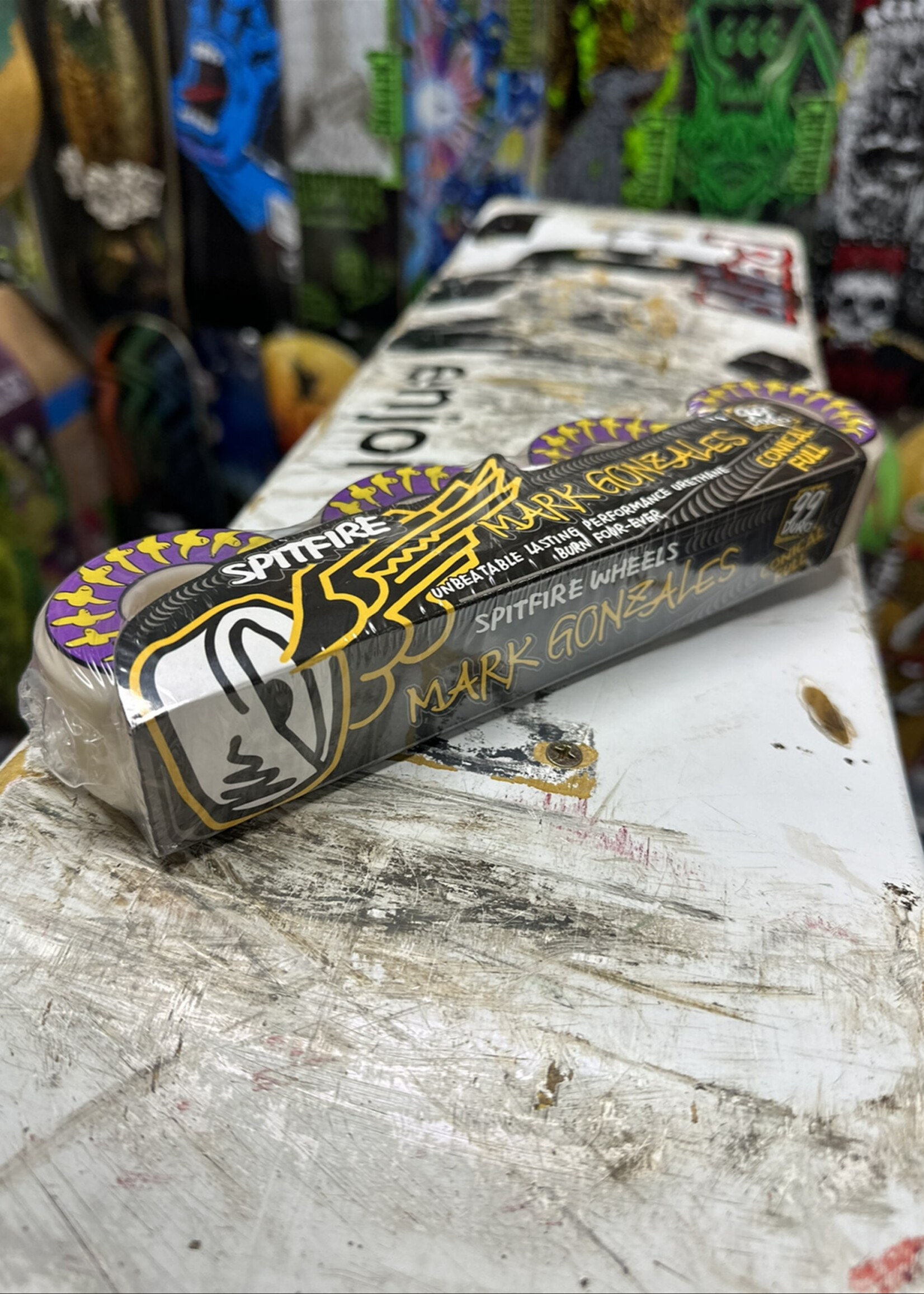 Spitfire Wheels SPITFIRE WHEELS - Formula Four's Conical Full Mark Gonzales Birds - 58mm 99a