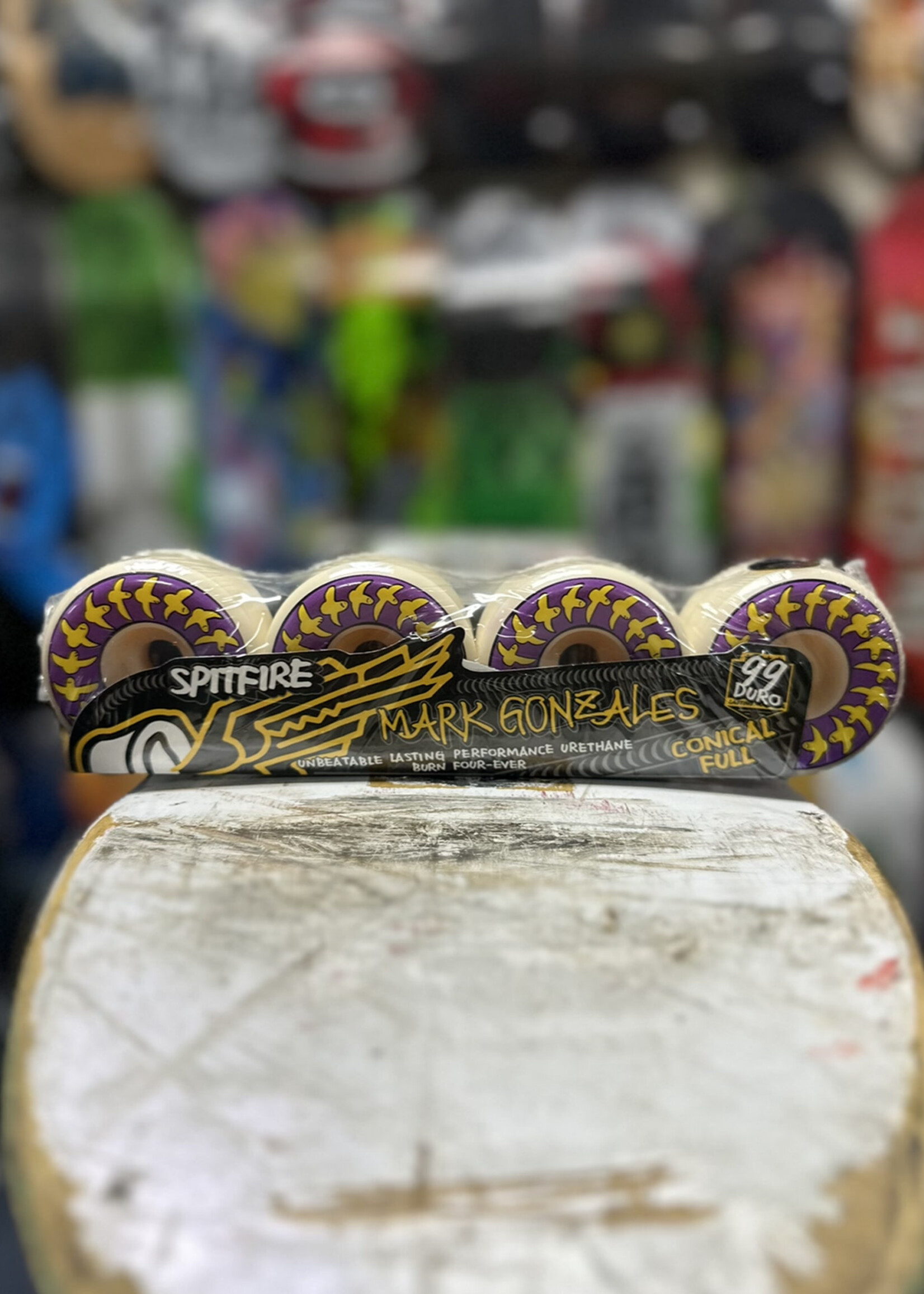 Spitfire Wheels SPITFIRE WHEELS - Formula Four's Conical Full Mark Gonzales Birds - 58mm 99a