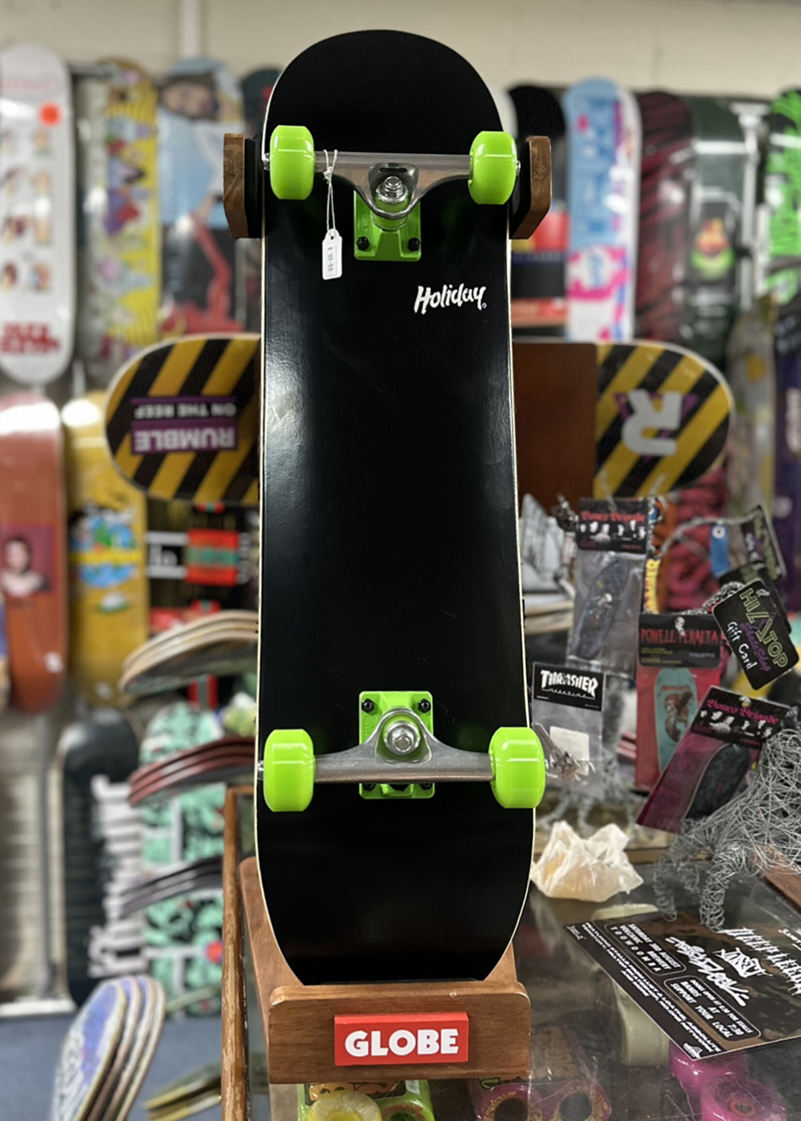 Holiday Skateboards HOLIDAY - Black Green Complete - 8.0"
