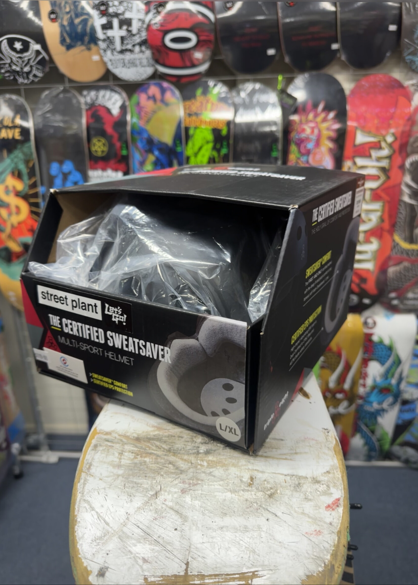 Triple 8 TRIPLE 8 - The Certified Helmet Sweat Saver Street Plant Black Rubber -