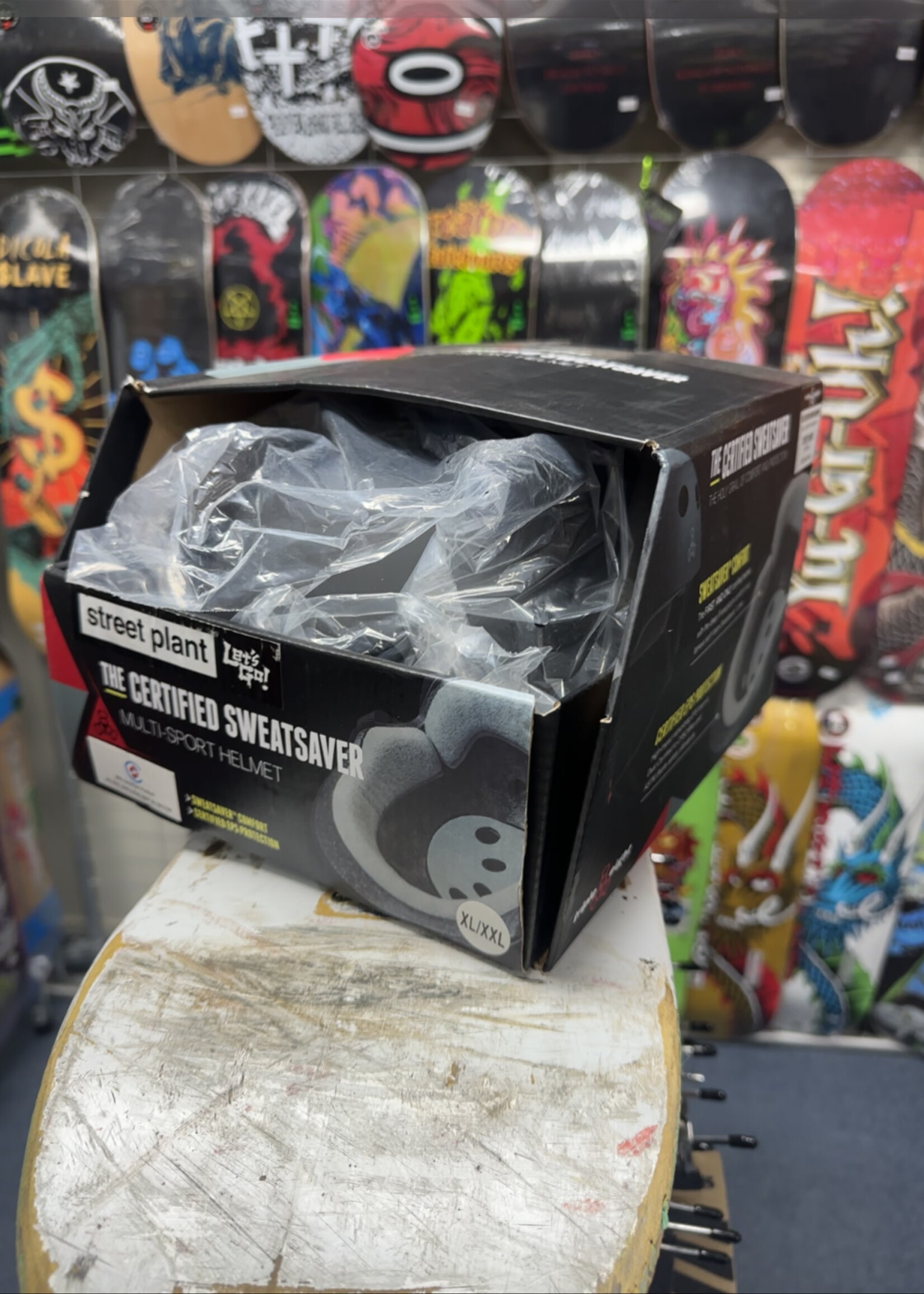 Triple 8 TRIPLE 8 - The Certified Helmet Sweat Saver Street Plant Black Rubber -