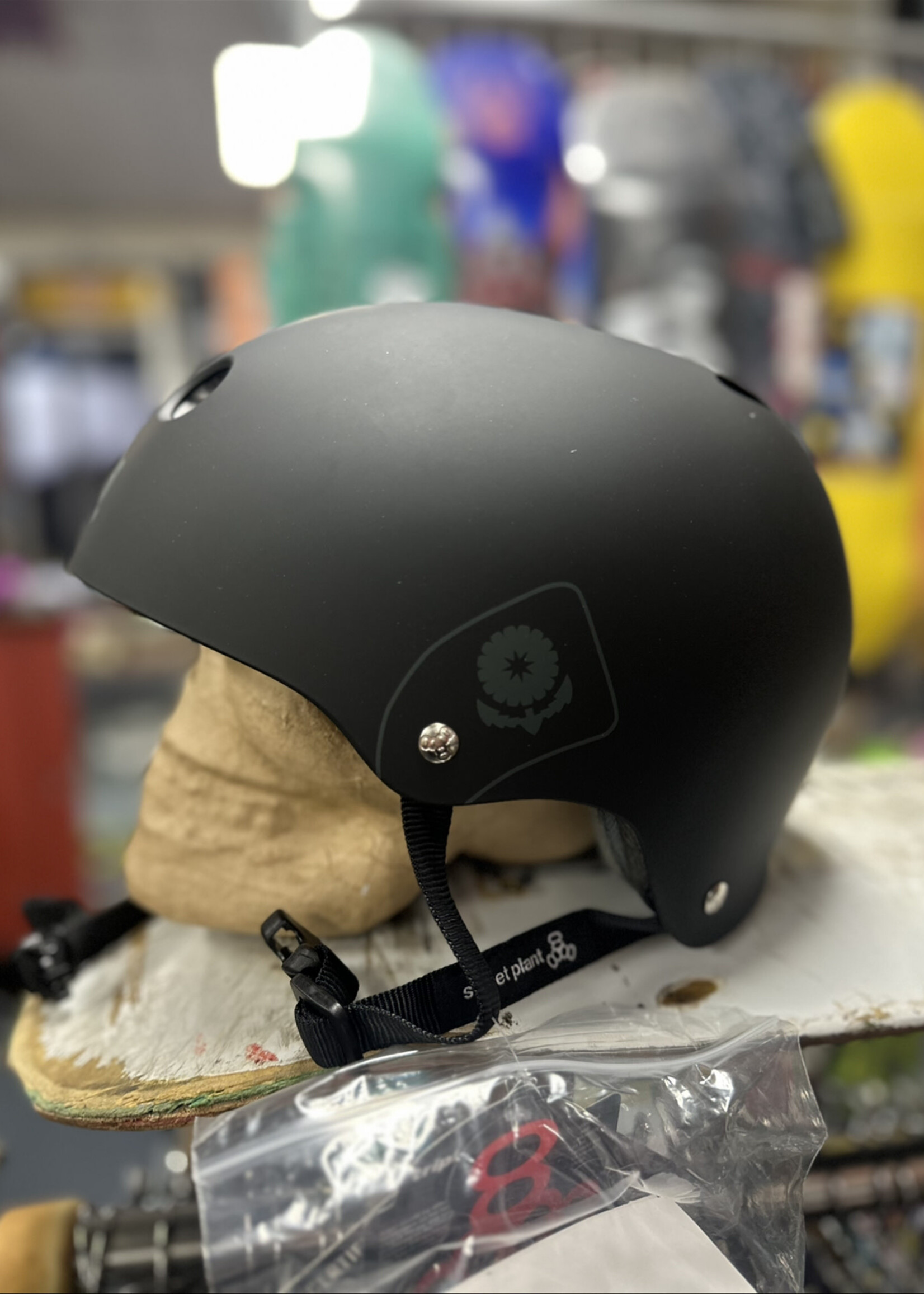 Triple 8 TRIPLE 8 - The Certified Helmet Sweat Saver Street Plant Black Rubber -