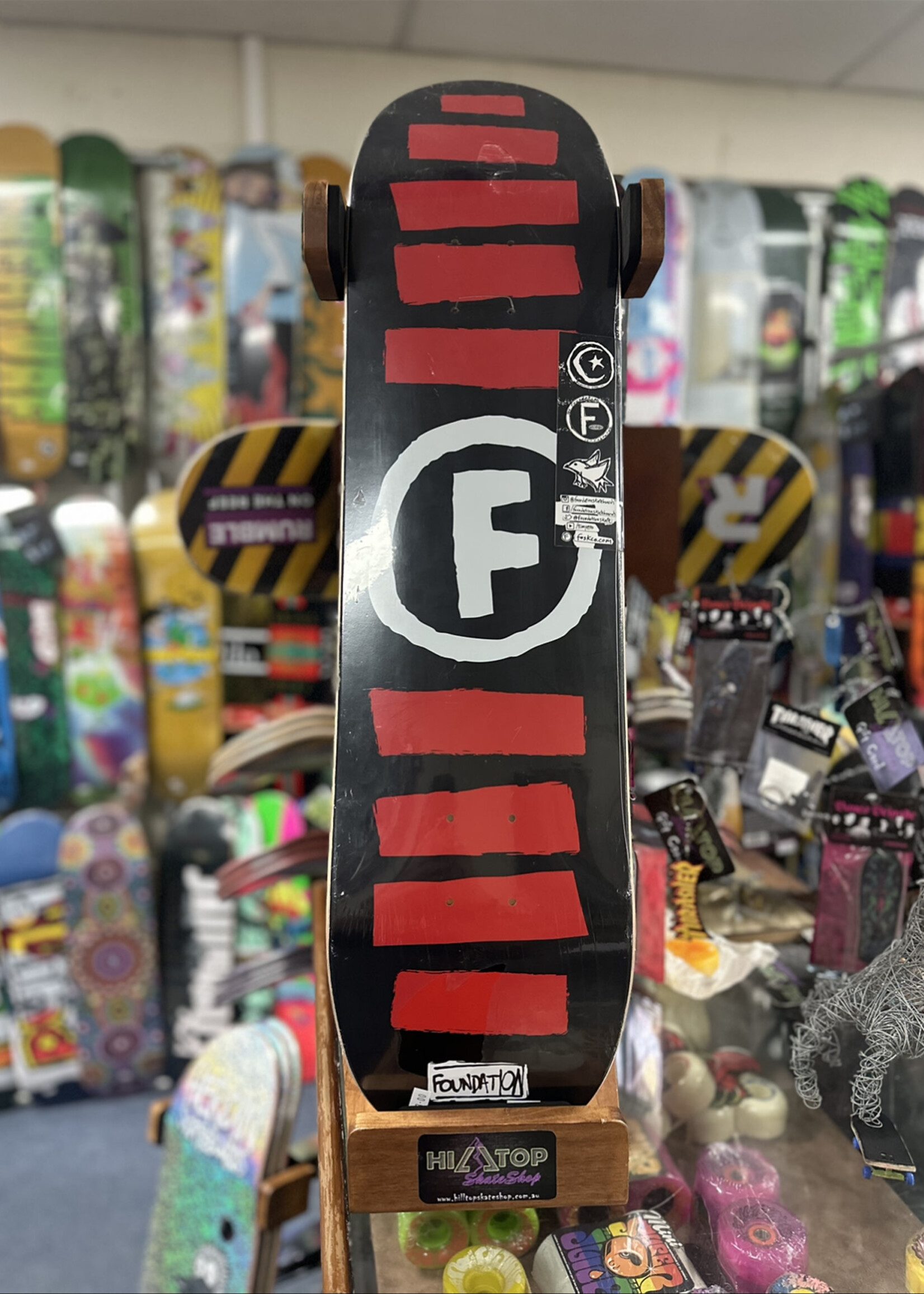 Foundation Skateboards FOUNDATION - Doodle Stripe - Black 8.0"