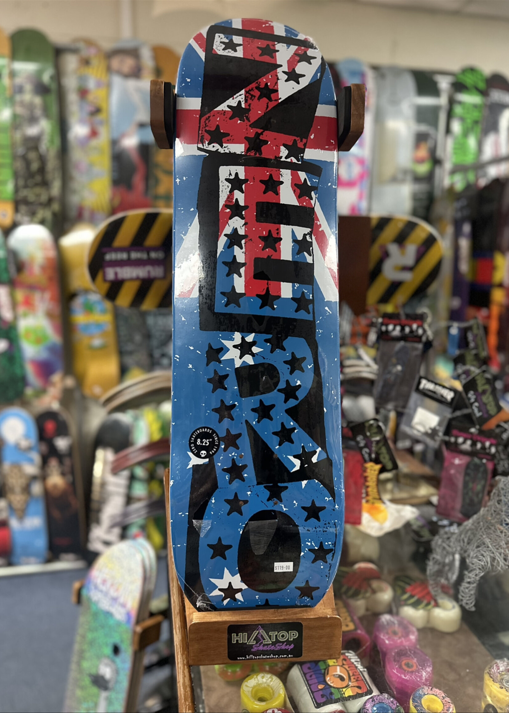 Zero ZERO - Australian Punk Flag Deck - 8.25"