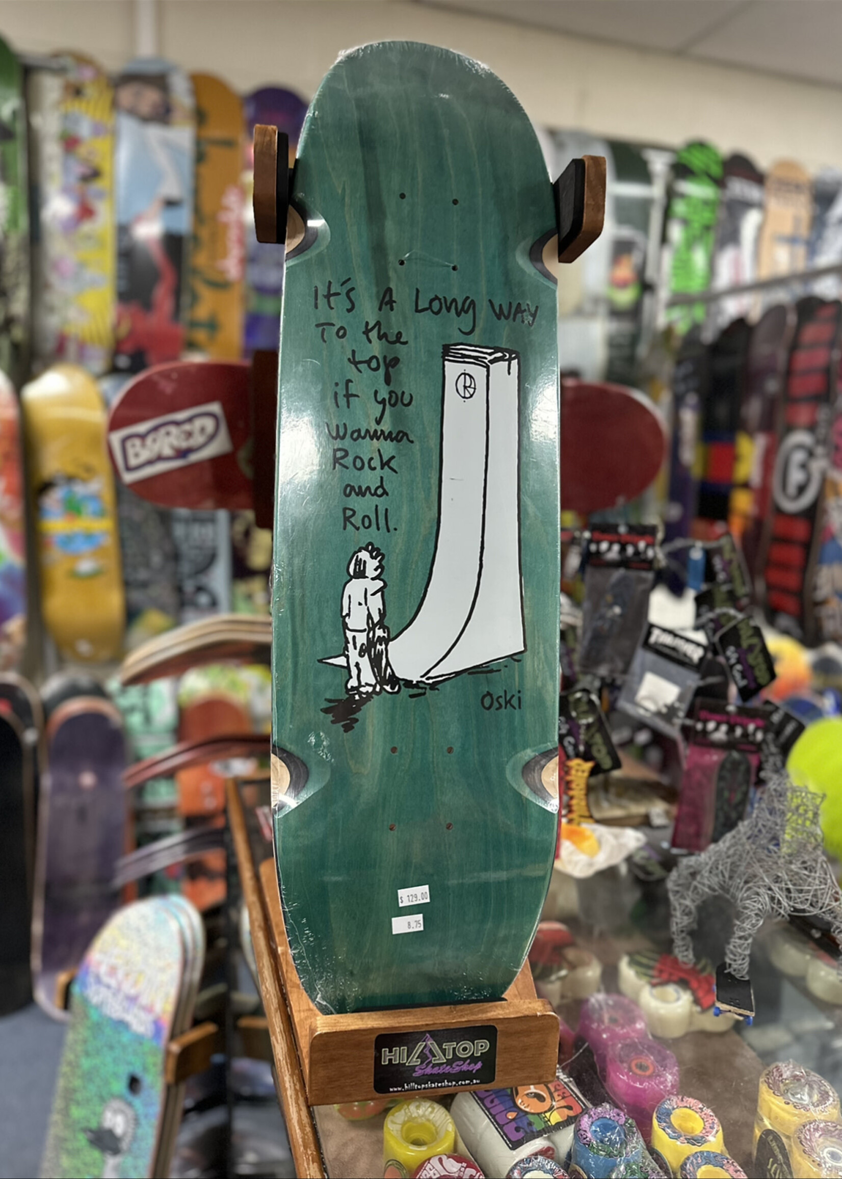 Polar Skate Co. POLAR - Oskar Rozenberg Rock & Roll WheelWells Football Shape - 8.75"