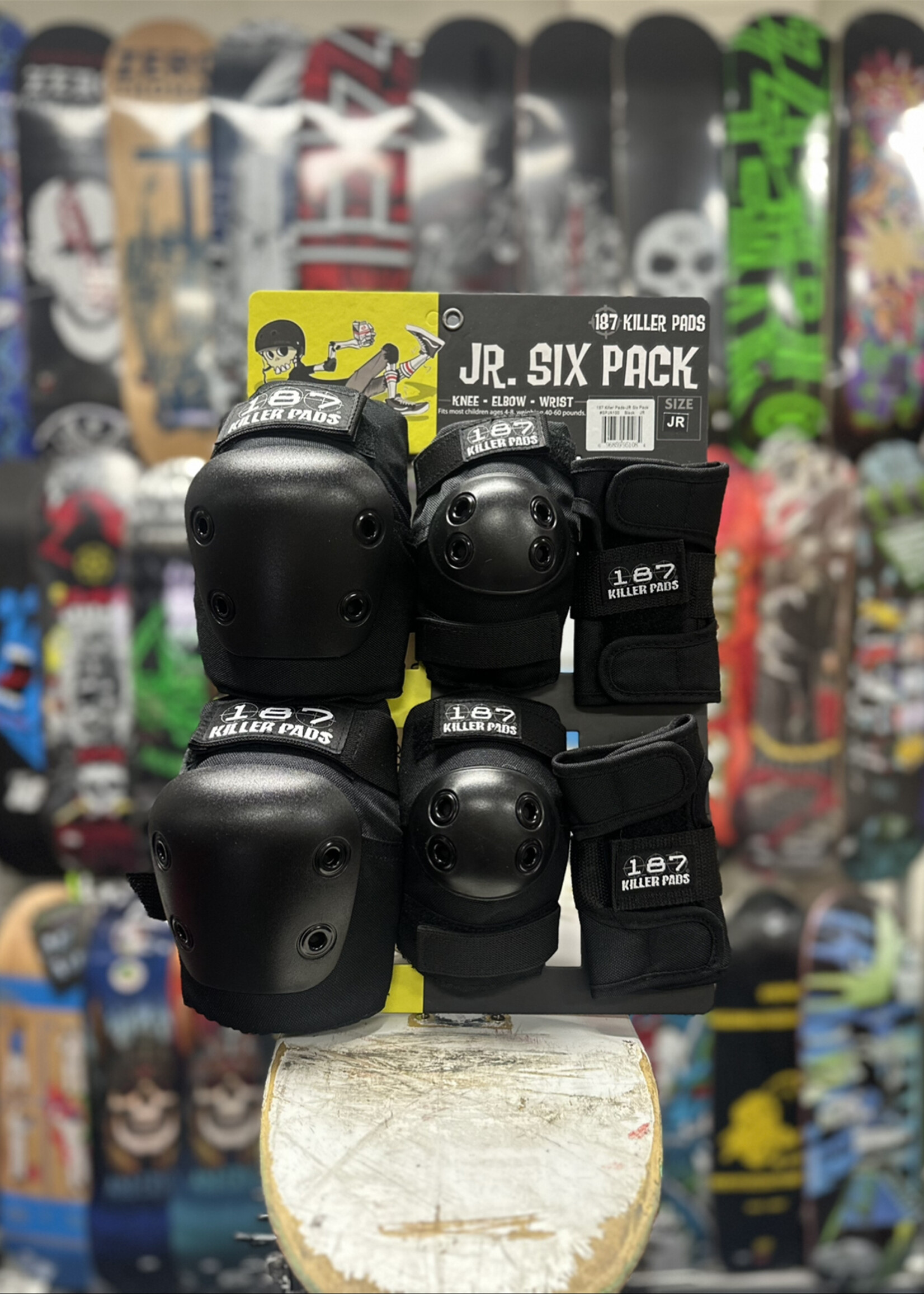 187 KILLER PADS 187 KILLER PADS - Six Pack Black