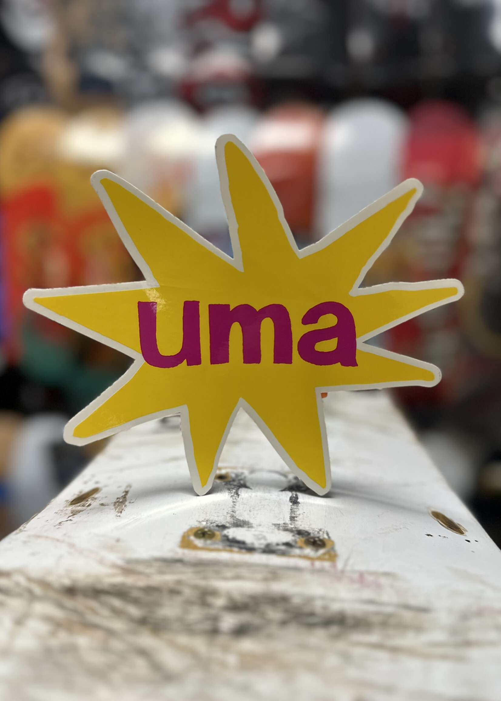 Uma Landsleds UMA LANDSLEDS - Big Burst Sticker Yellow - 7"