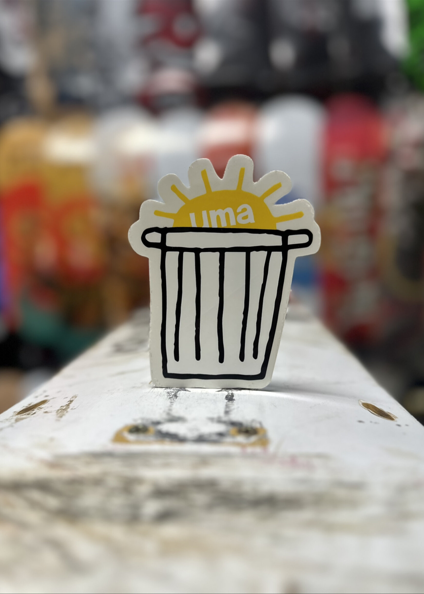 Uma Landsleds UMA LANDSLEDS - Trashcan Sunrise Sticker - 4.25"