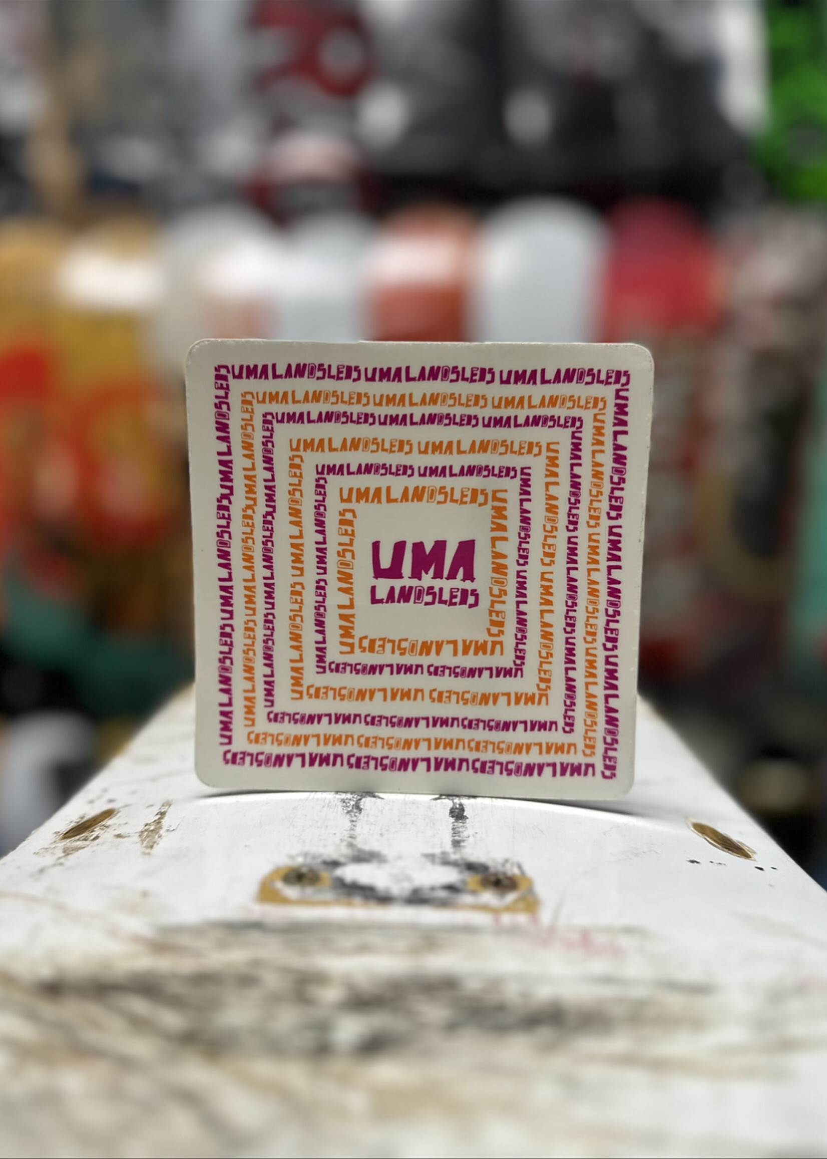 Uma Landsleds UMA LANDSLEDS - Undercurrent Square Sticker - 4.5"