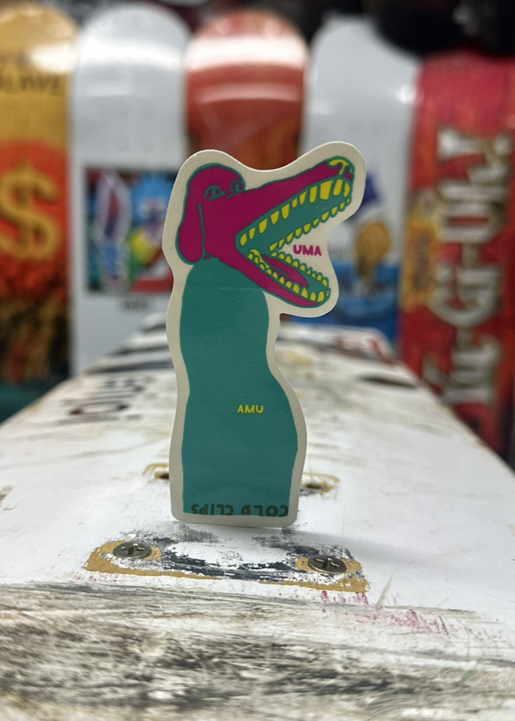 Uma Landsleds UMA LANDSLEDS - Cold Clips Dog Sticker - 3.25"