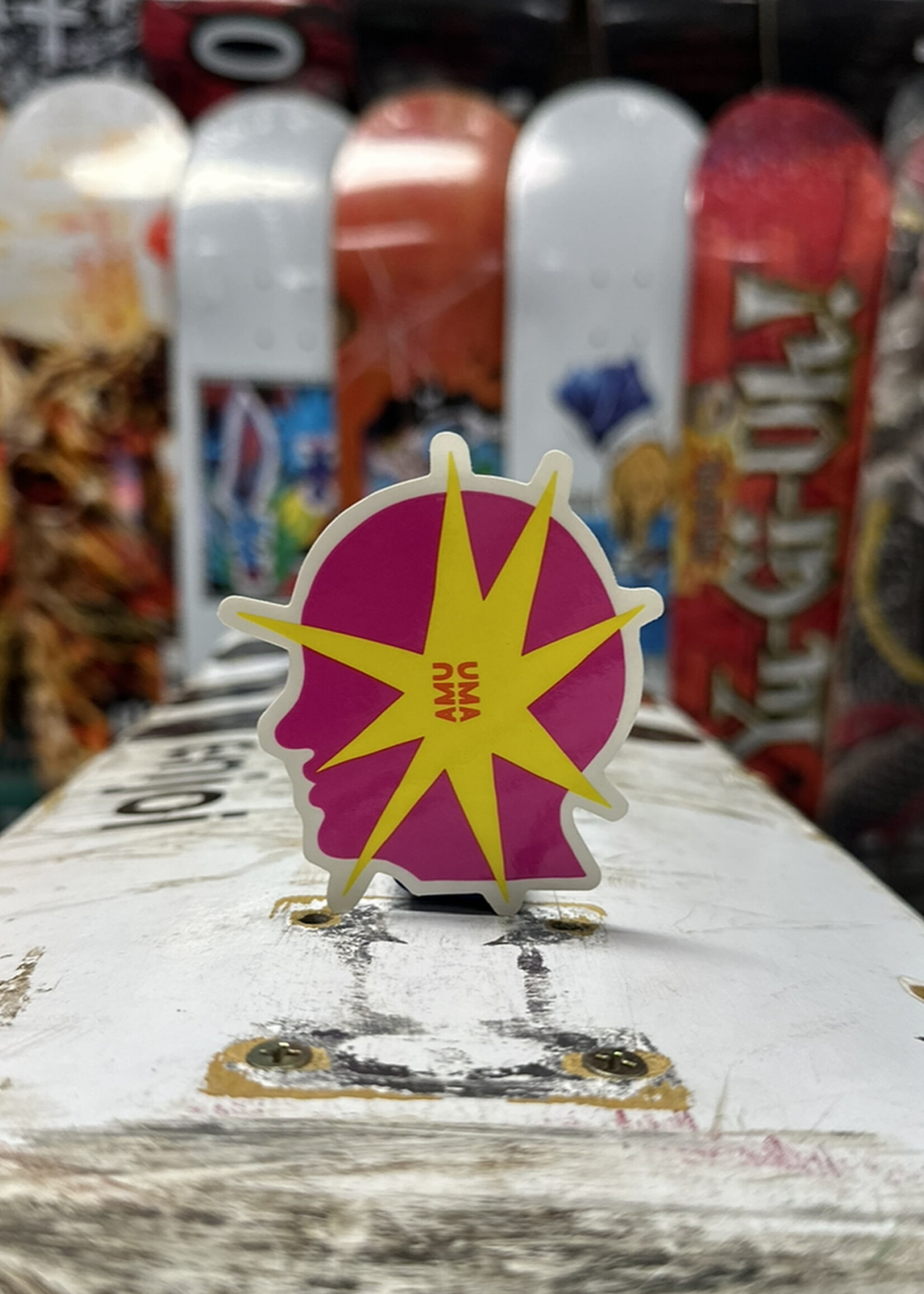 Uma Landsleds UMA LANDSLEDS - Star Face Buddies Sticker - 3"