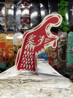 Uma Landsleds UMA LANDSLEDS - Chook Head Sticker Red - 7.375"