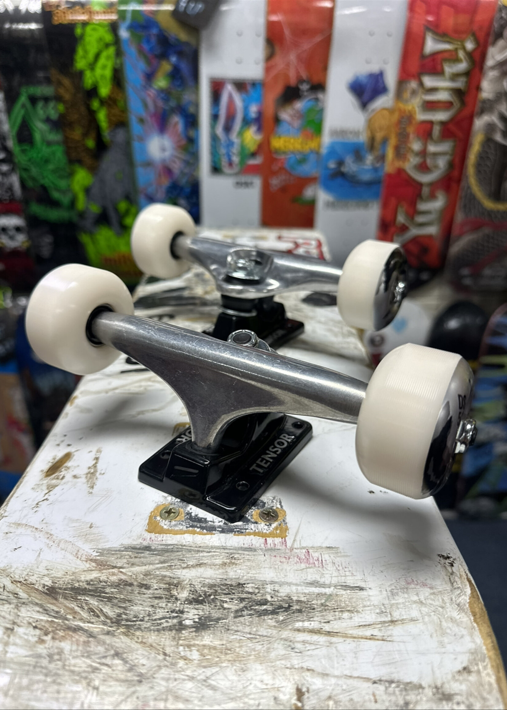 Tensor Trucks TENSOR - Darkstar Wheels Combo Pair - Truck 5.25 - Axle 8.0" - Wheel 52mm 101a