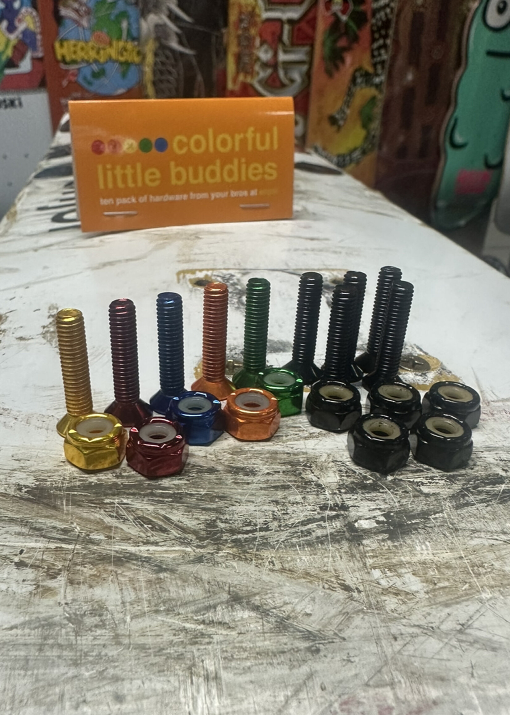 Enjoi enjoi - colourful little buddies Phillips Head hardware