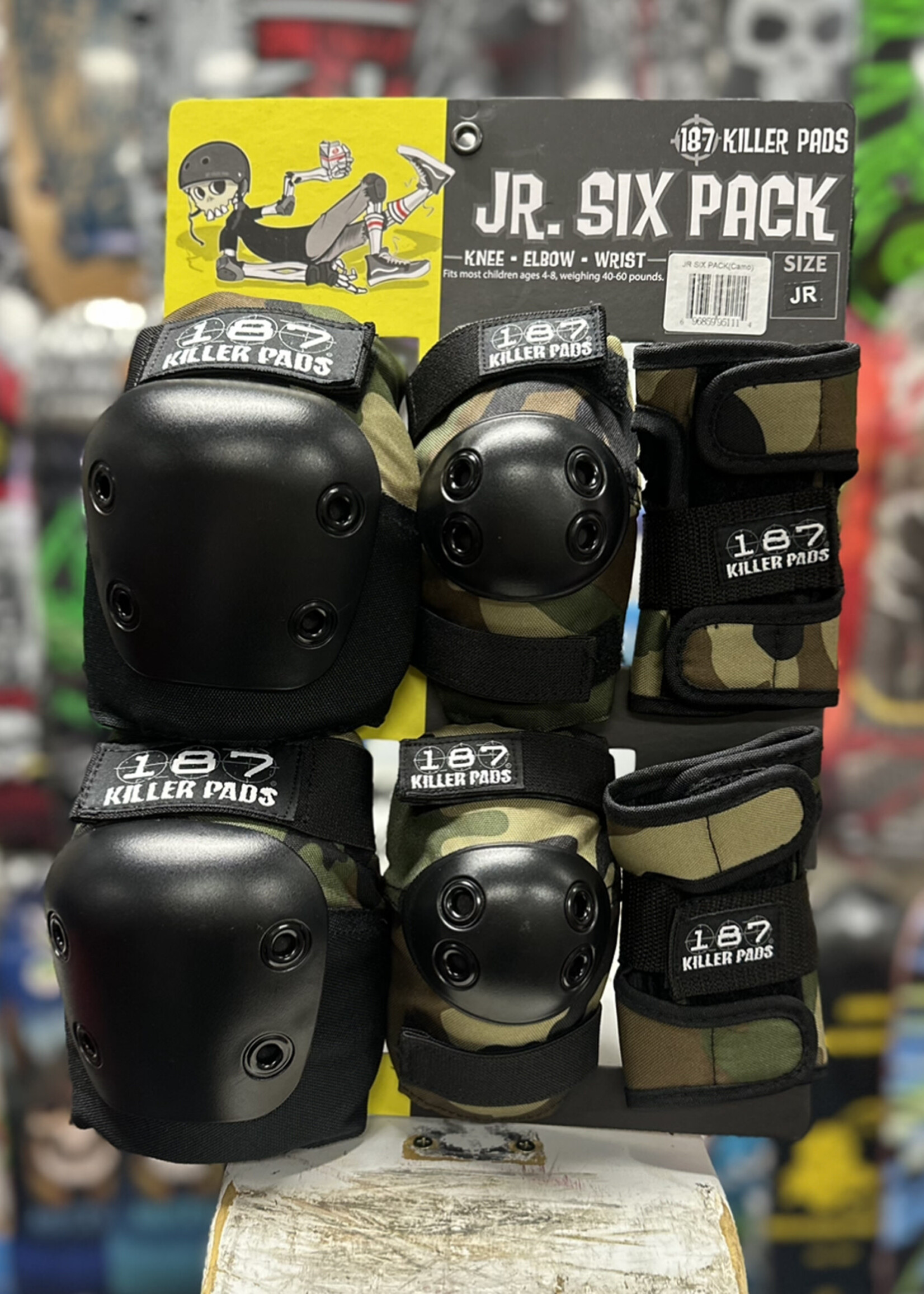187 KILLER PADS 187 KILLER PADS - Six Pack Camouflage  - Junior