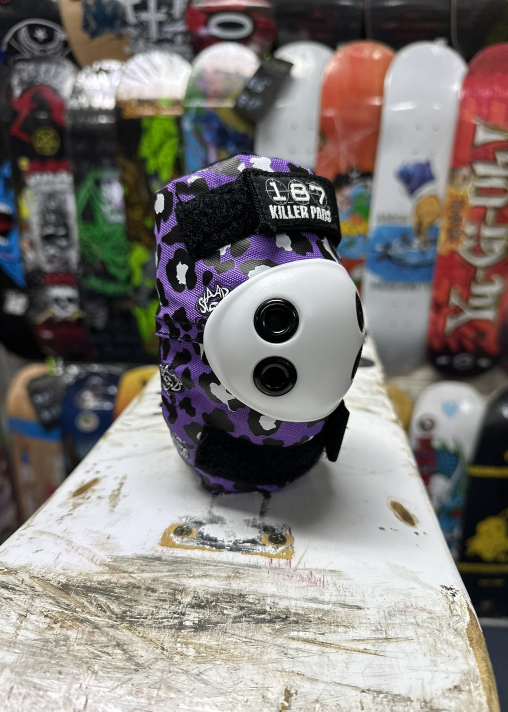 187 KILLER PADS 187 KILLER PADS - Six Pack Staab Purple Leopard - Junior