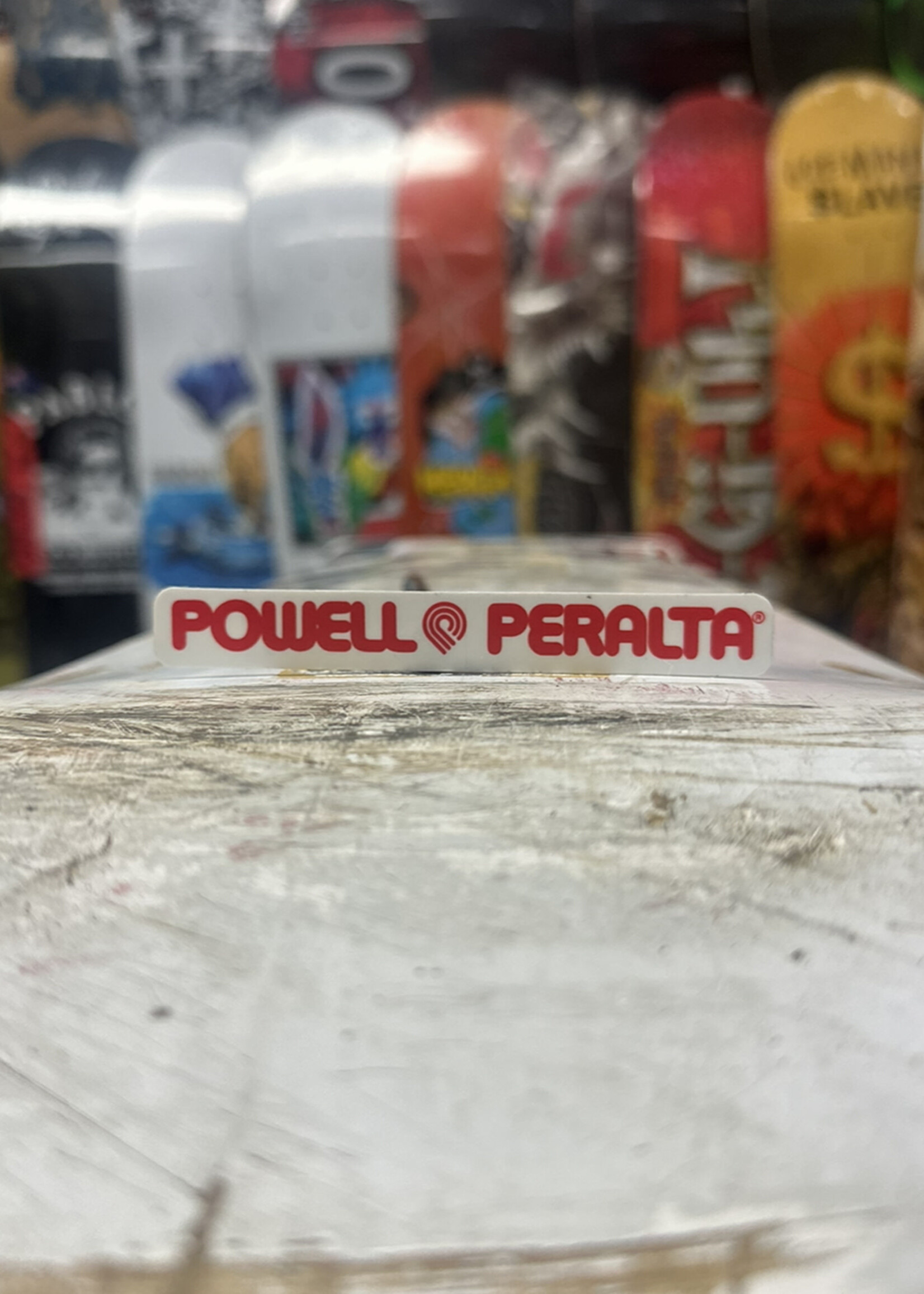 Powell Peralta POWELL PERALTA - Script Strip Sticker Small - 4"