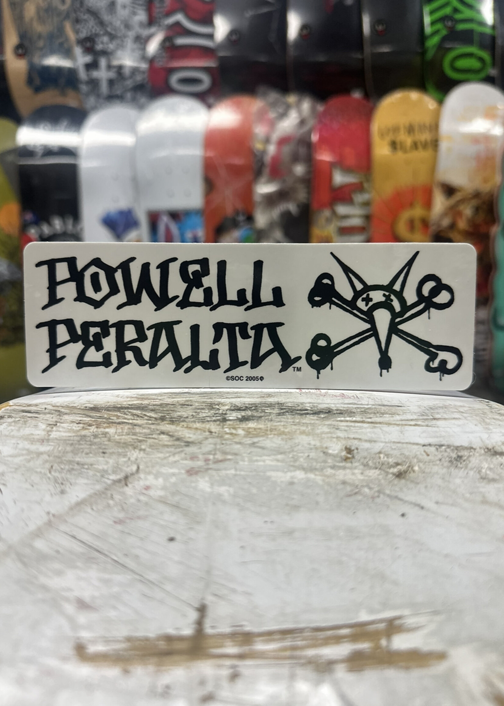 Powell Peralta POWELL PERALTA - Vato Rat Script Sticker - 7"
