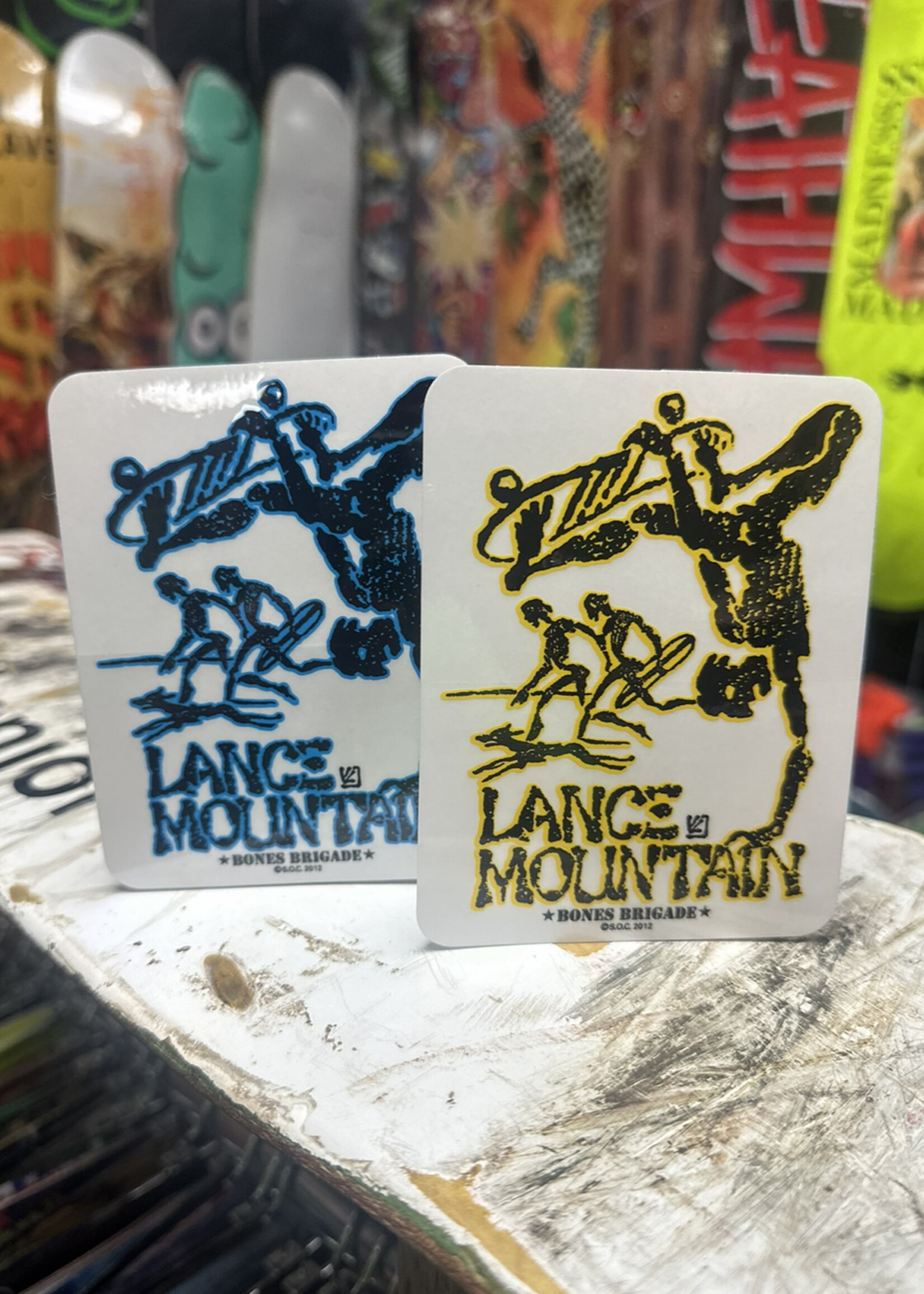 Powell Peralta BONES BRIGADE - Lance Mountain Future Primitive Sticker - 4.5"